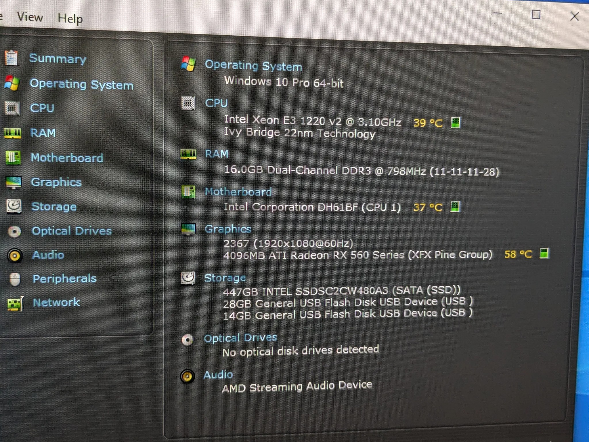 FREE SHIP || Fresh Start || Xeon E3-1220v2 (Same as i5-3450), RX 560 4GB, 16GB RAM, 480GB SSD, Win10