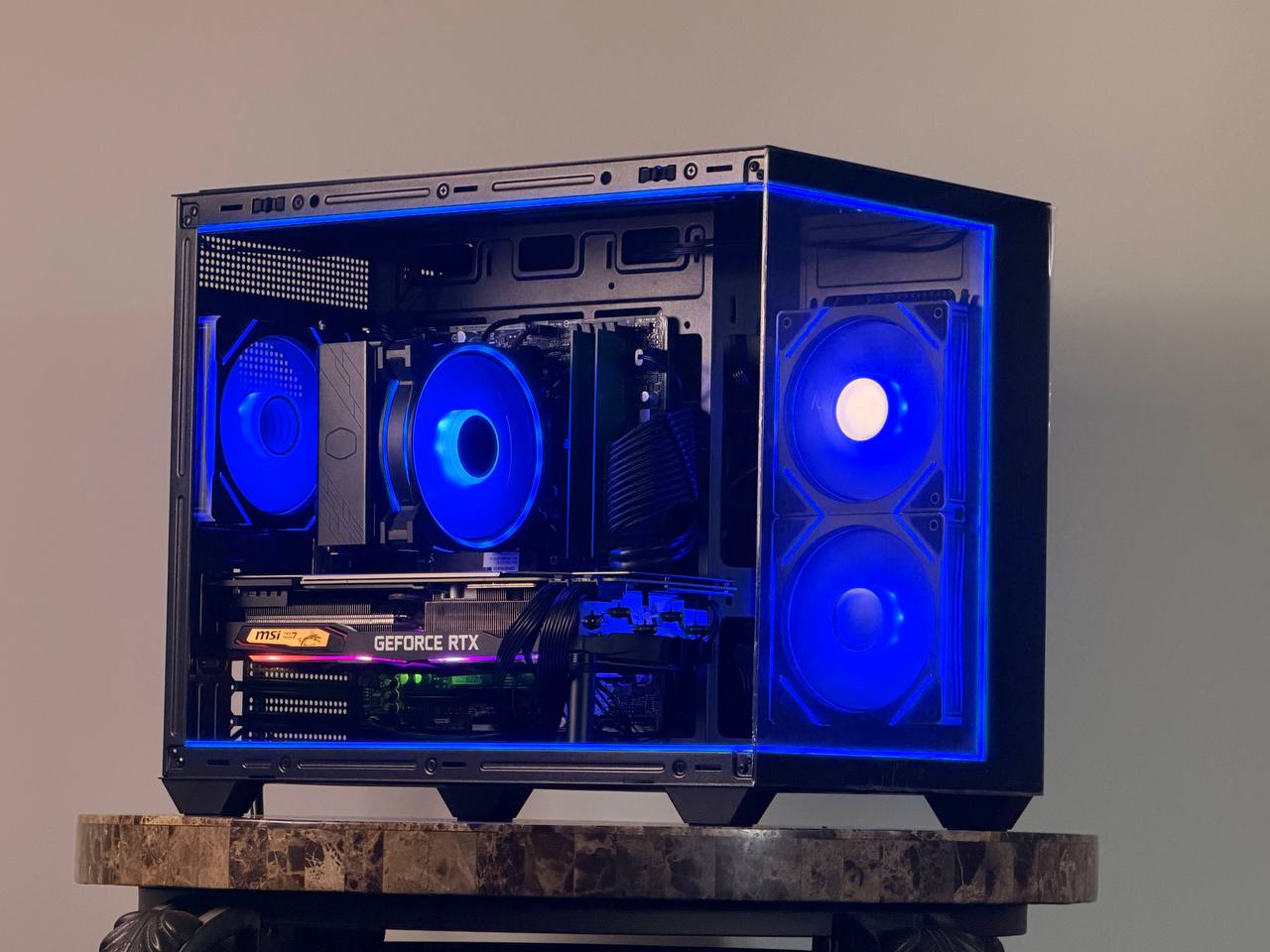 FREE SHIP 🖤🌈 Black RGB Gaming PC | RTX 2070 Super | Core i7-9700F | 512 GB SSD | 16 GB DDR4 🌈🖤