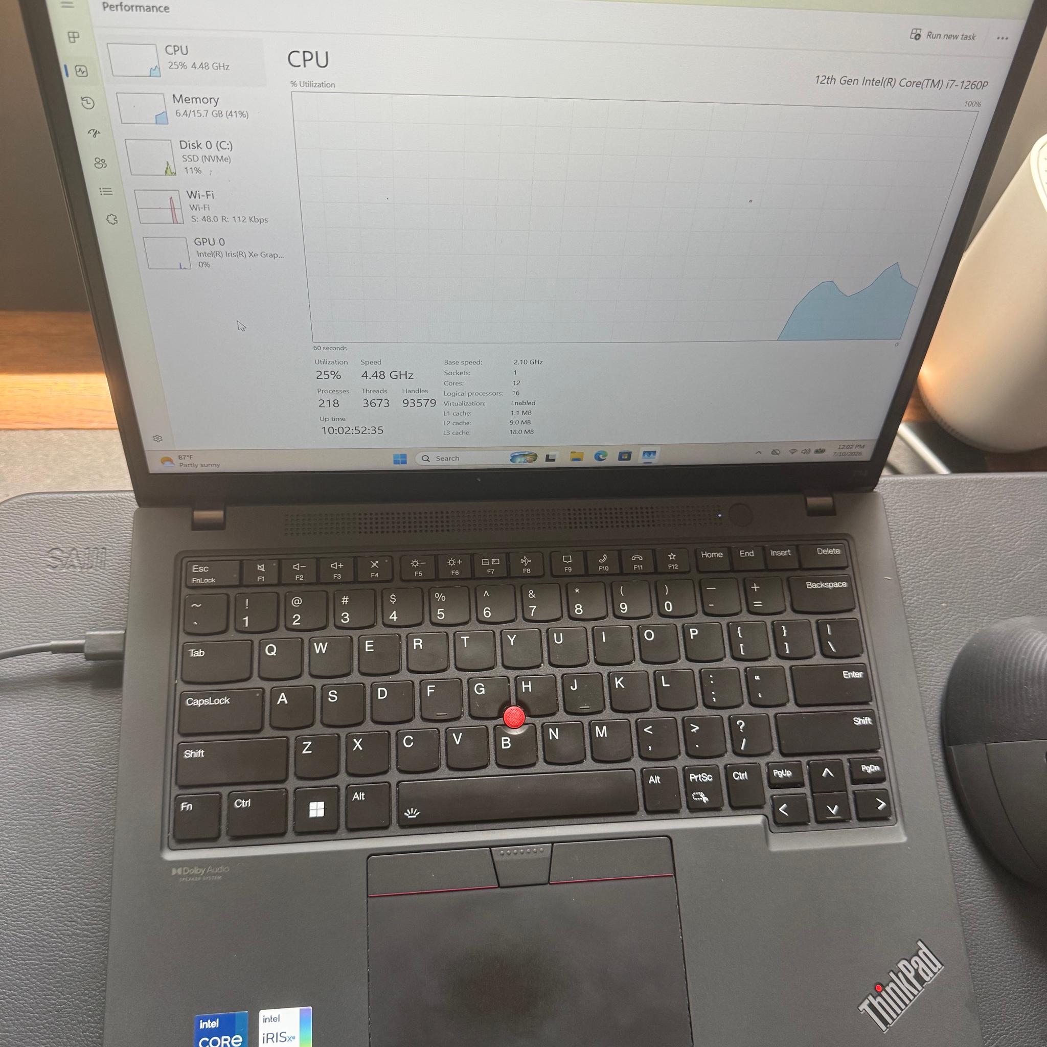 🔥 Lenovo ThinkPad T14 Gen 3 | Core i7-1260P | 16GB RAM | NVMe SSD | Windows 11