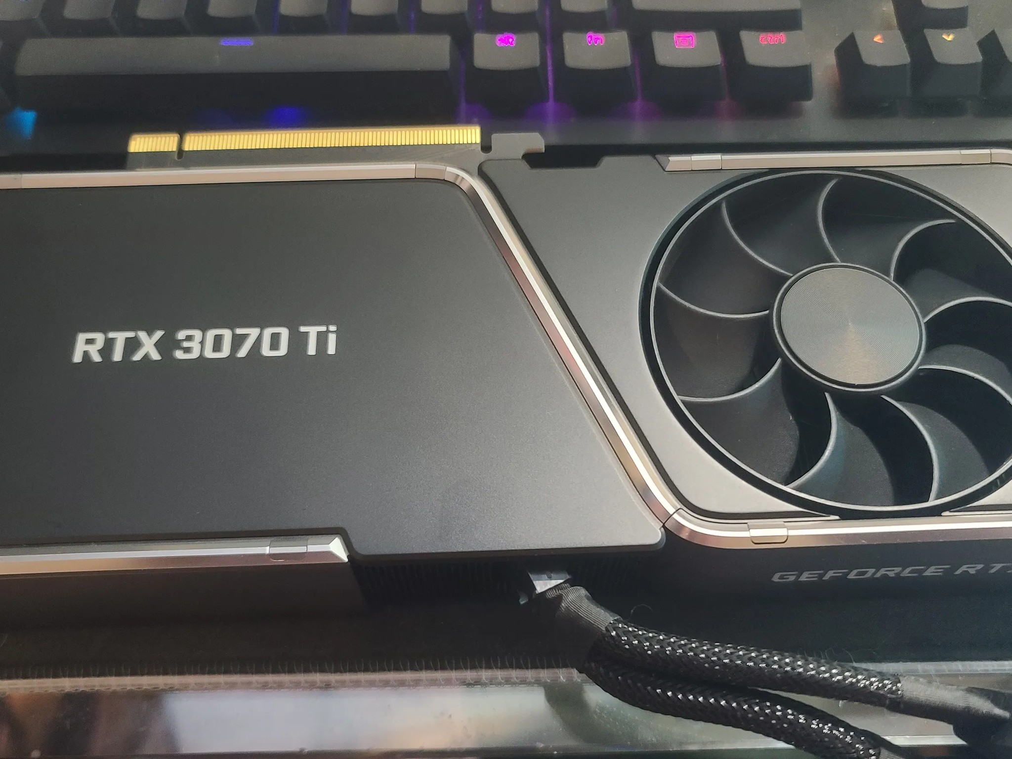 NVidia RTX 3070ti Founder's Edition 8GB GDDR6X Graphics Card w/ Adapter