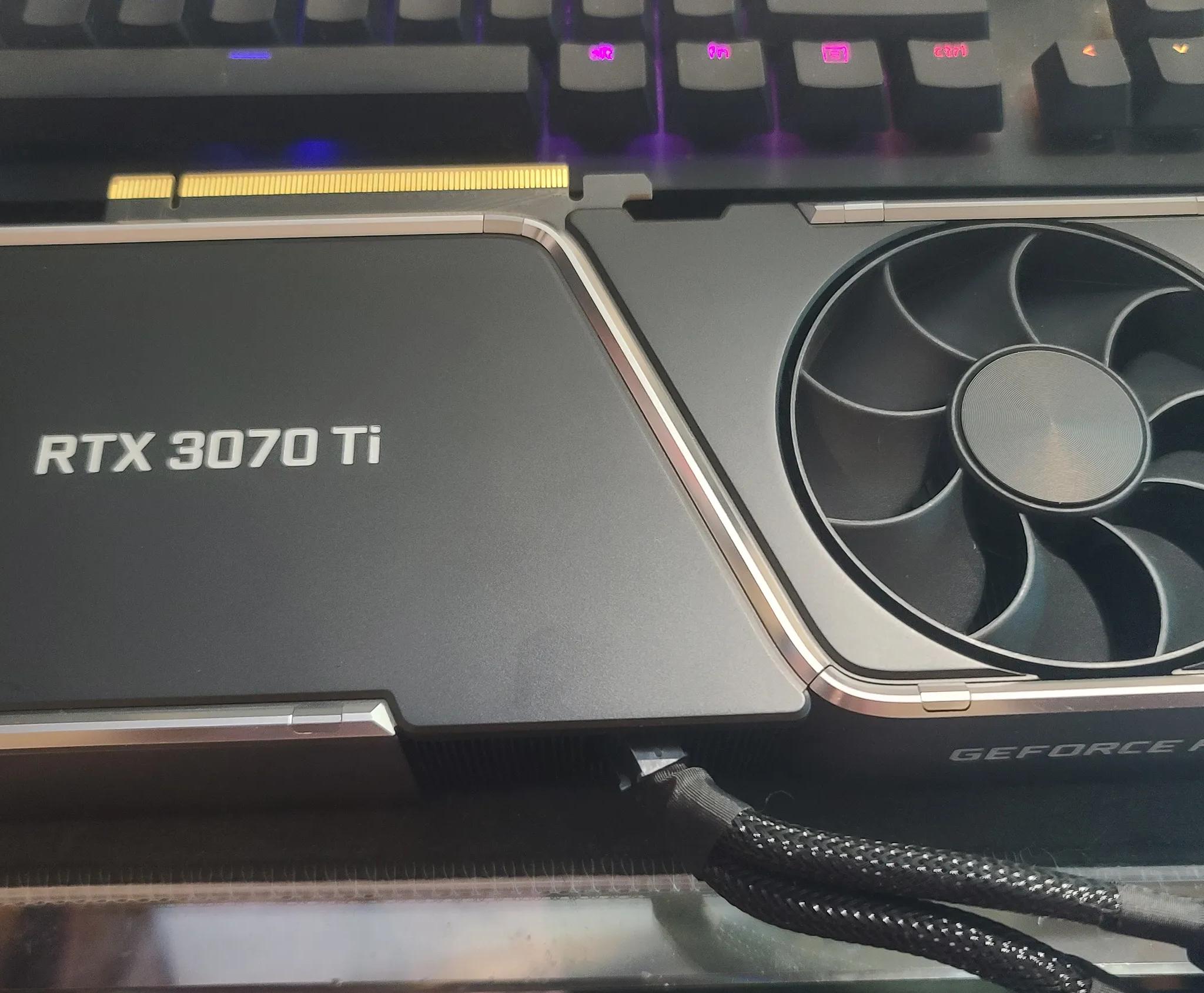 NVidia RTX 3070ti Founder's Edition 8GB GDDR6X Graphics Card w/ Adapter