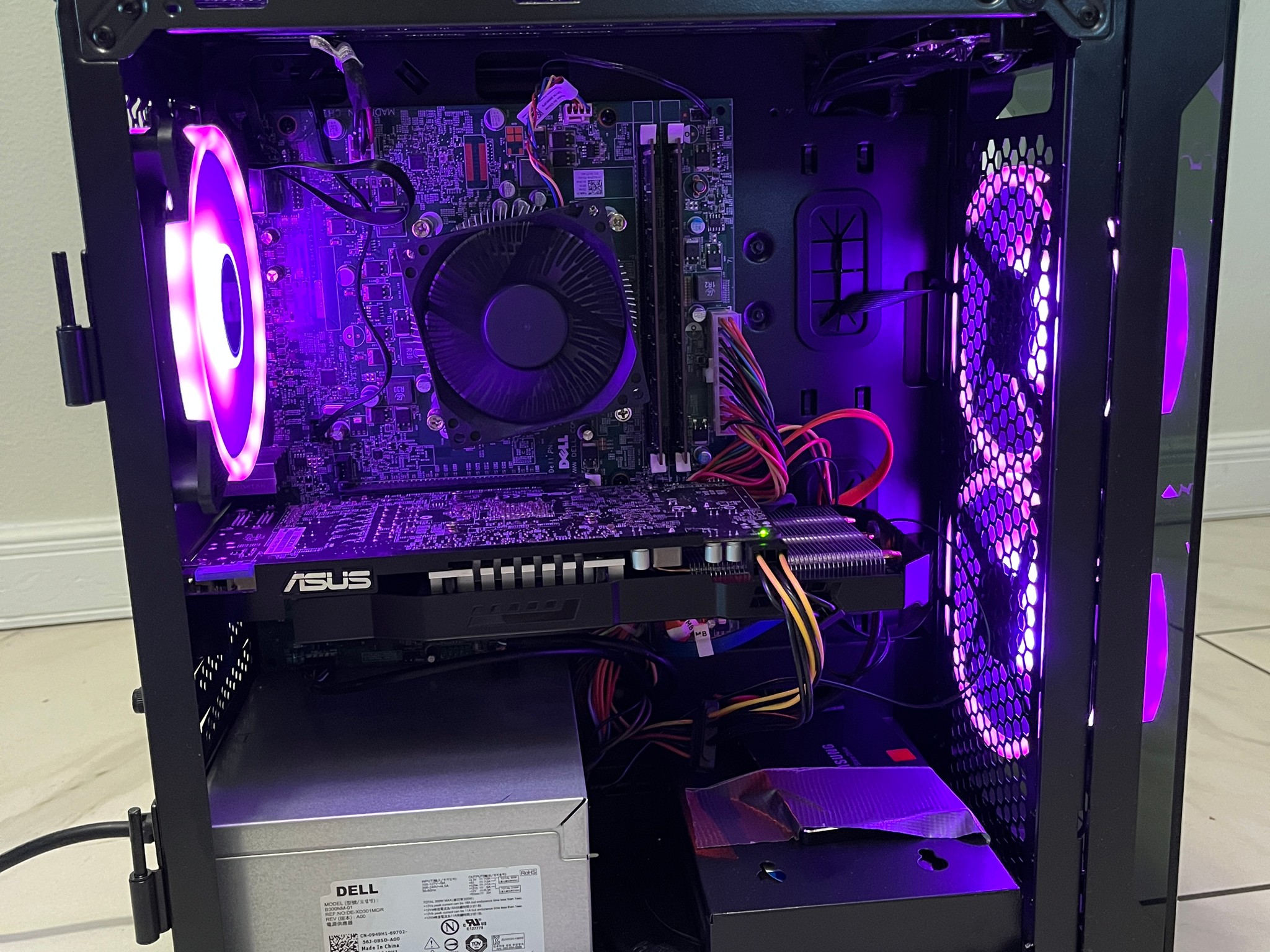 Super Budget Gaming PC-Intel i5-3470, AMD HD 7850, 16GB RAM,500GB Storage, w/ Wi-Fi, BT & RGB Remote