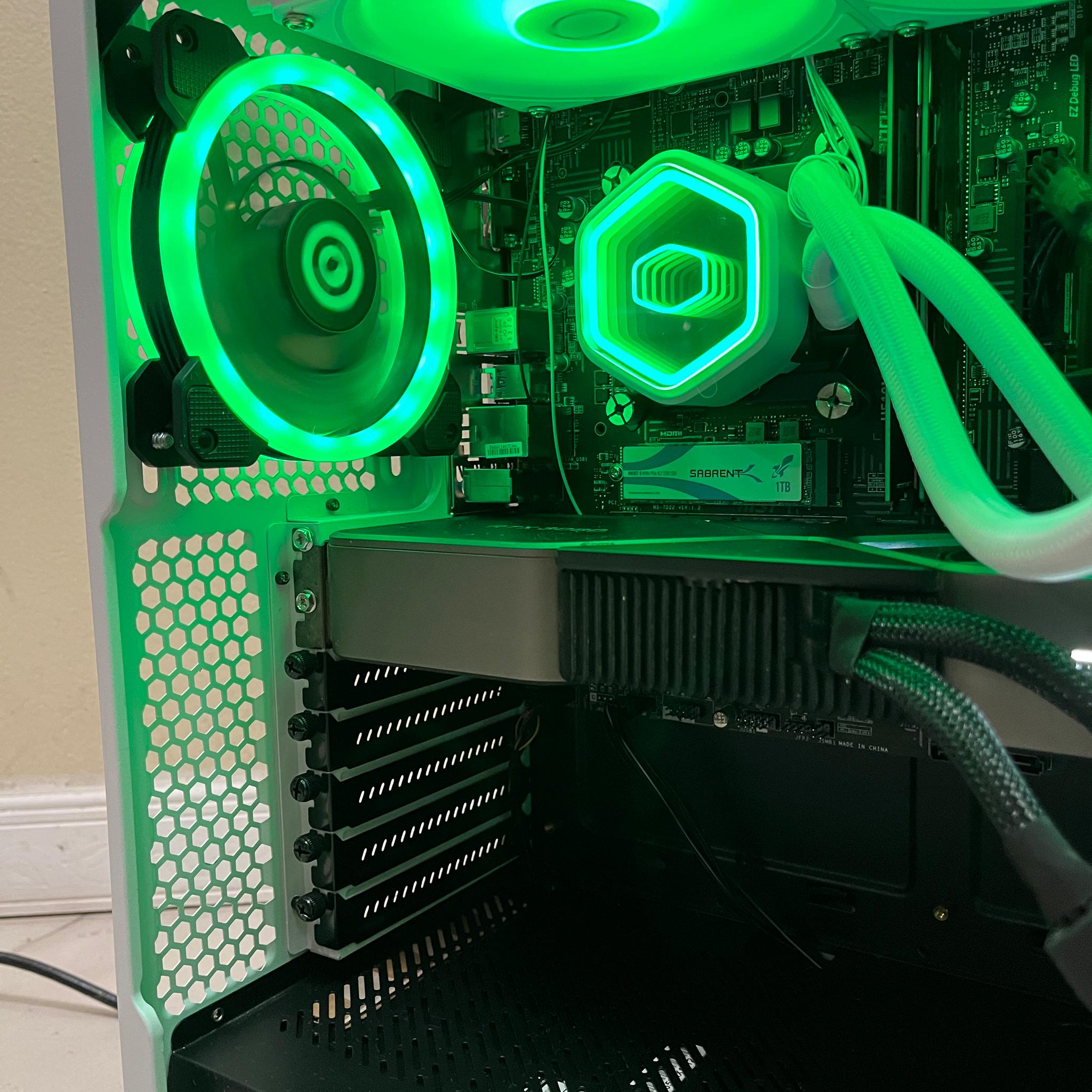 🟠🔥RTX 3080, Intel i7-11700F, 16GB RAM, 1TB SSD, High Performance RGB Gaming PC w/ Wi-Fi & Remote 🖥️🔵