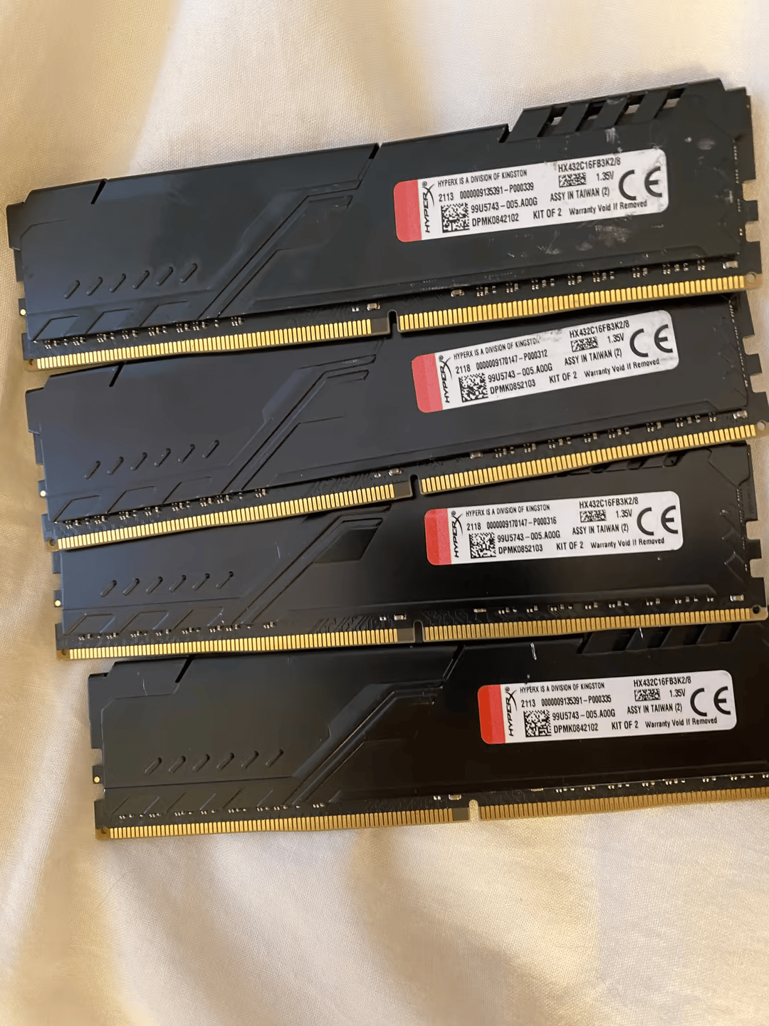 HyperX Fury DDR4 16GB (4x4GB) 3200MHz CL 16