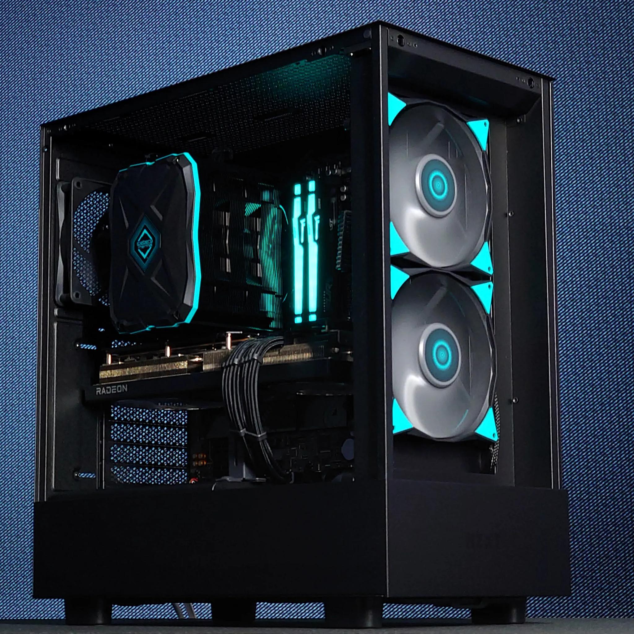 🥇❇️ Pure Performance Gaming PC◼️AMD RX 7800 XT 16GB◼️AMD Ryzen 5 7500F◼️32GB DDR5 RAM◼️1TB NVME