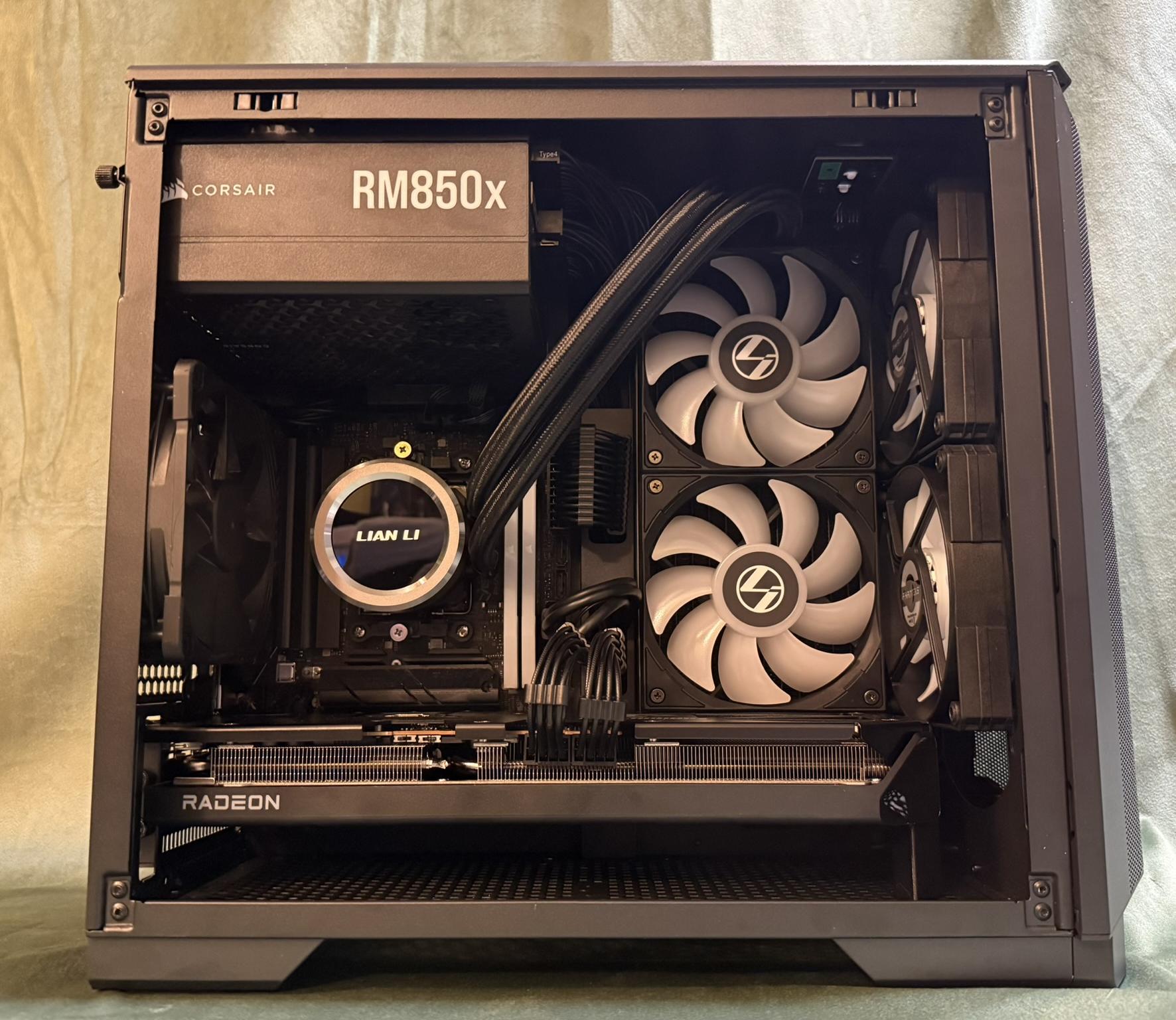 Mighty Midnight AMD 9700X - PowerColor Radeon RX 9070 Hellhound - BEAST 1440P & 4K Game Destroyer