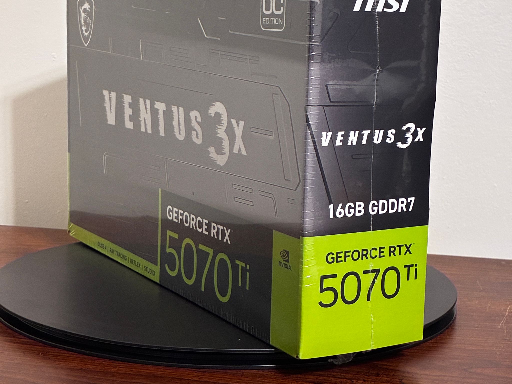 *New* MSI GeForce RTX 5070 Ti 16G VENTUS 3X OC