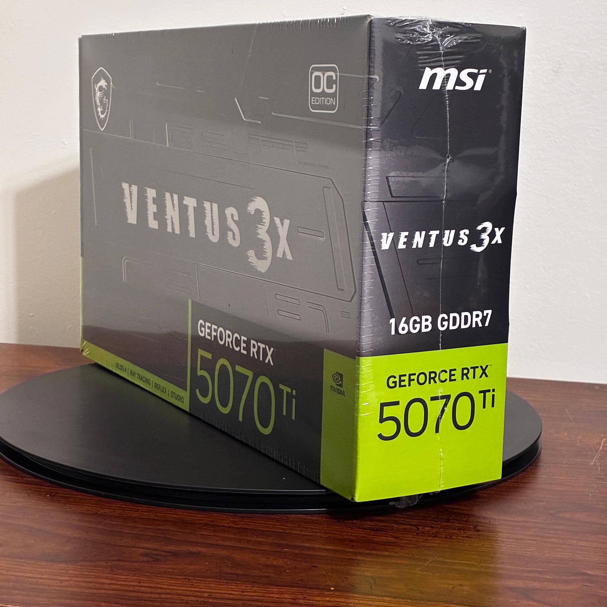 MSI GeForce RTX 5070 Ti 16G VENTUS 3X OC