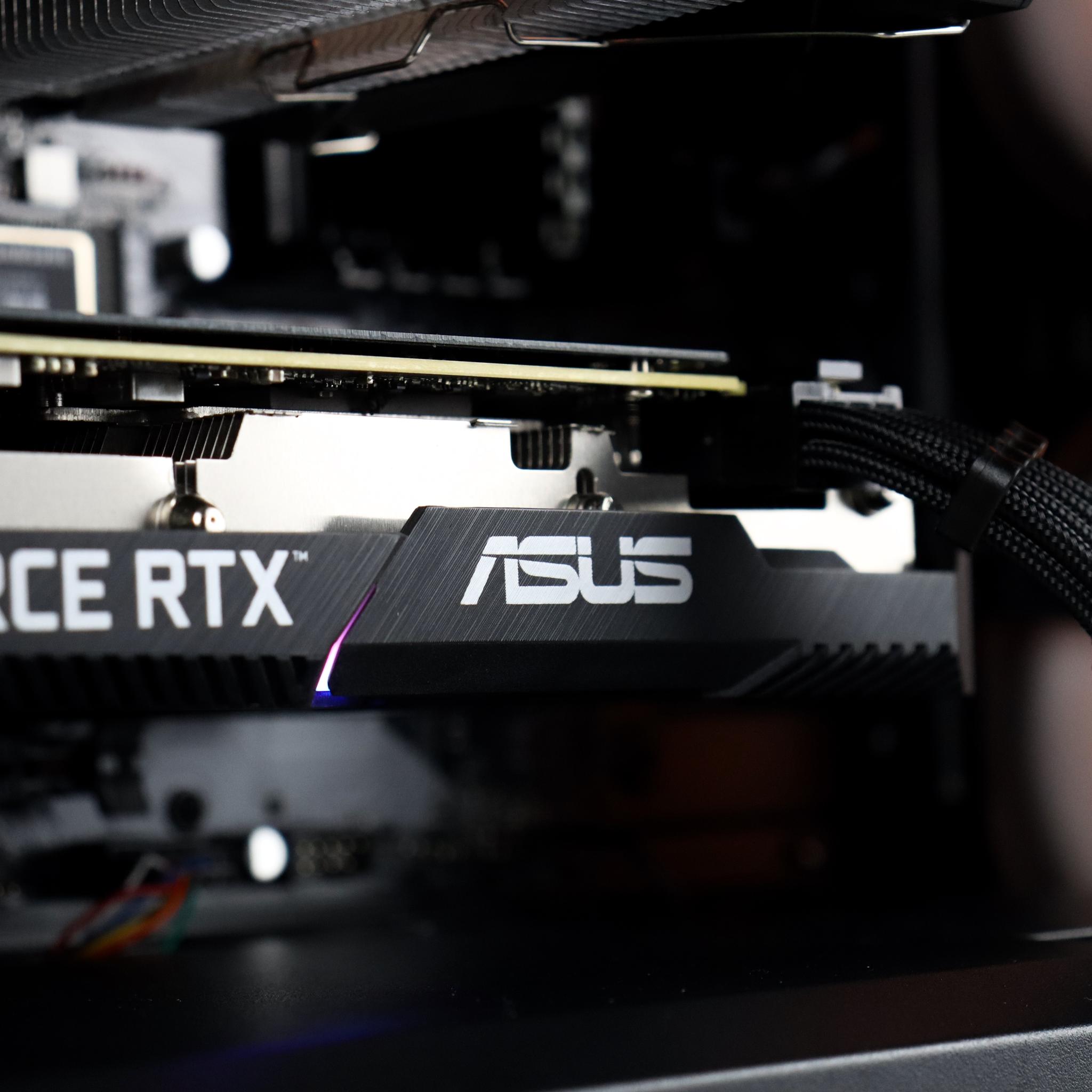 ⚫ Black Gaming PC – RTX 3060 TI, Ryzen 5 3600, 16GB RAM, 500GB SSD - WiFi, BlueTooth ⚫