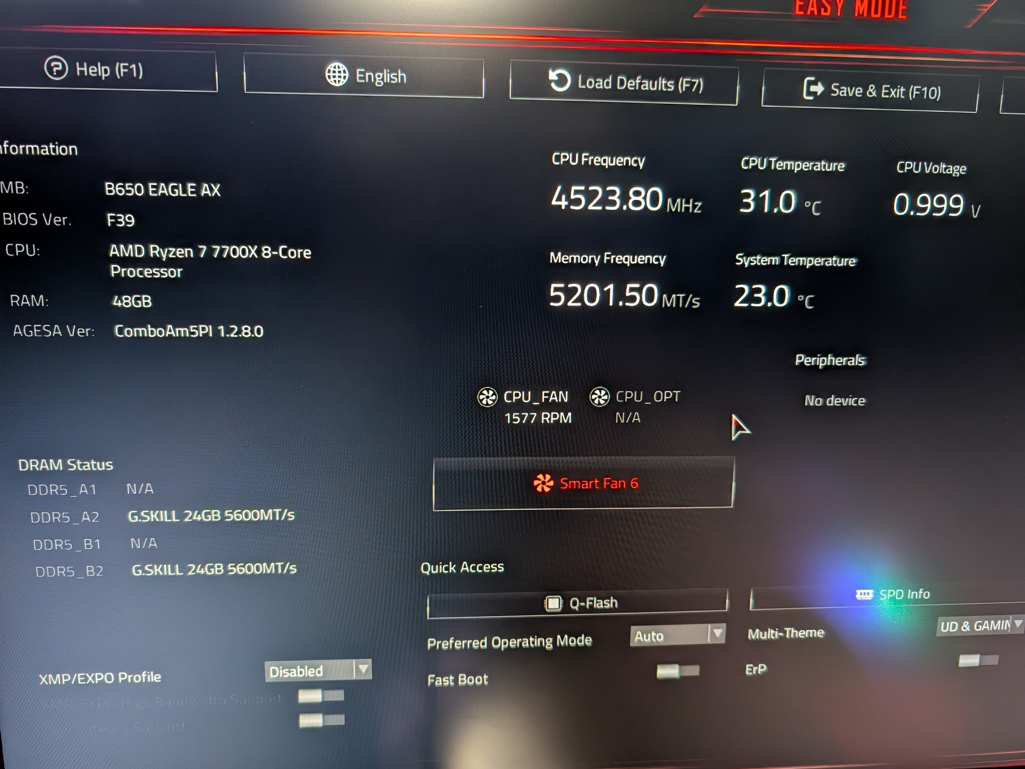 7700X CPU + B650 Motherboard Bundle