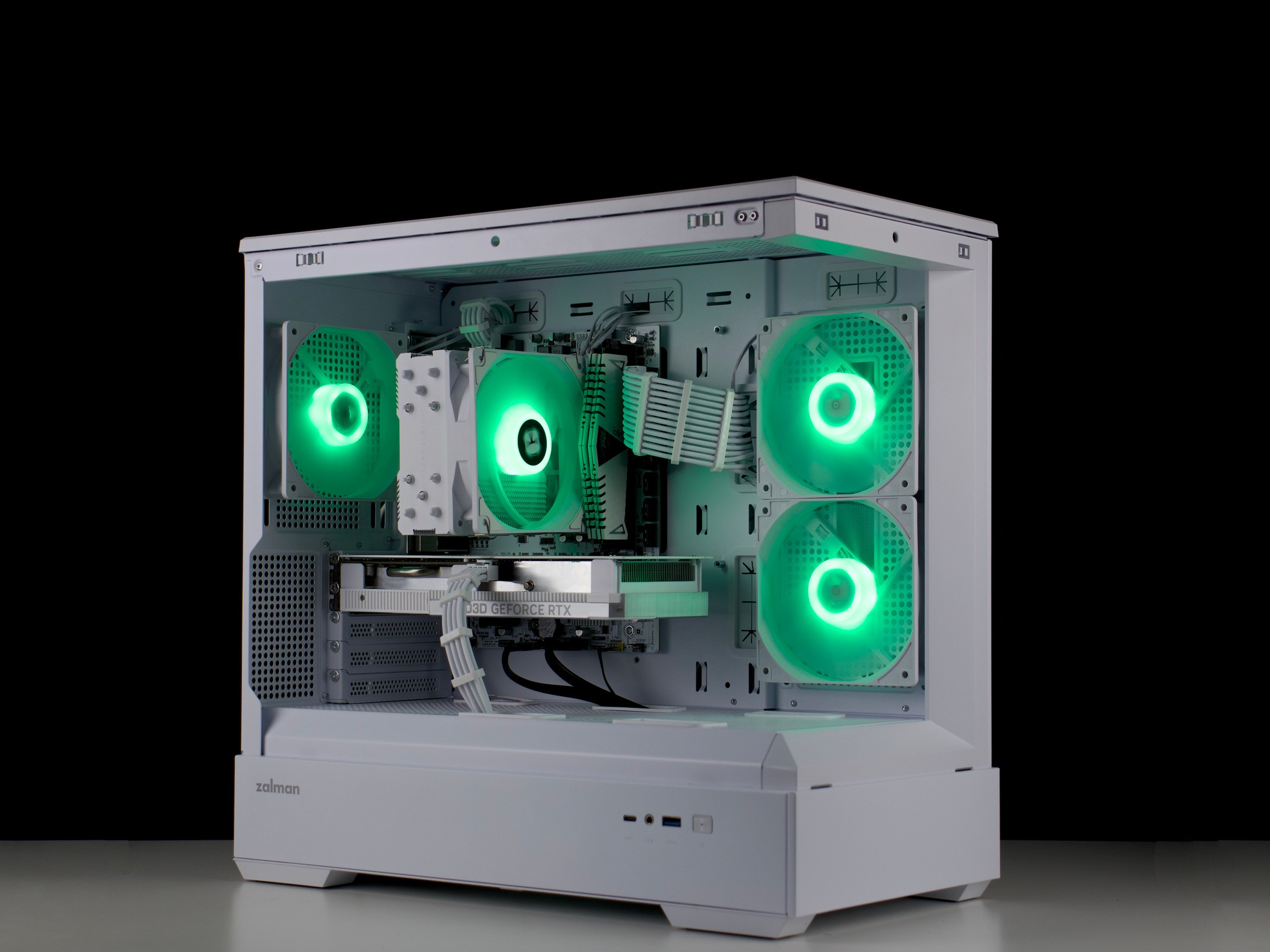 🧊❄️🧊 Whiteout Gaming PC – RTX 4060 , Ryzen 5 5500, 16GB RAM, 1TB SSD - WiFi, BlueTooth 🧊❄️🧊
