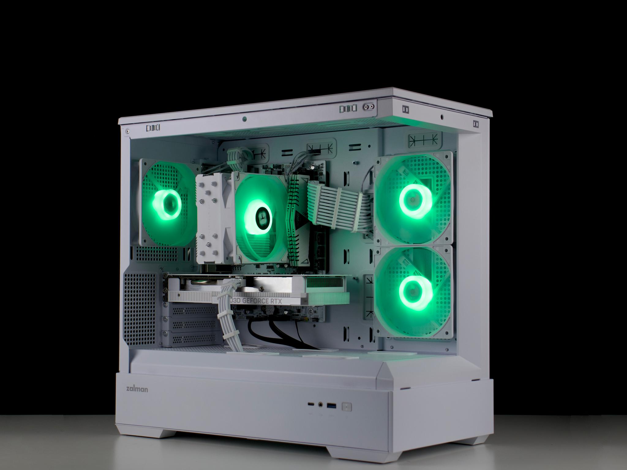 🧊❄️🧊 Whiteout Gaming PC – RTX 4060 , Ryzen 5 5500, 16GB RAM, 1TB SSD - WiFi, BlueTooth 🧊❄️🧊
