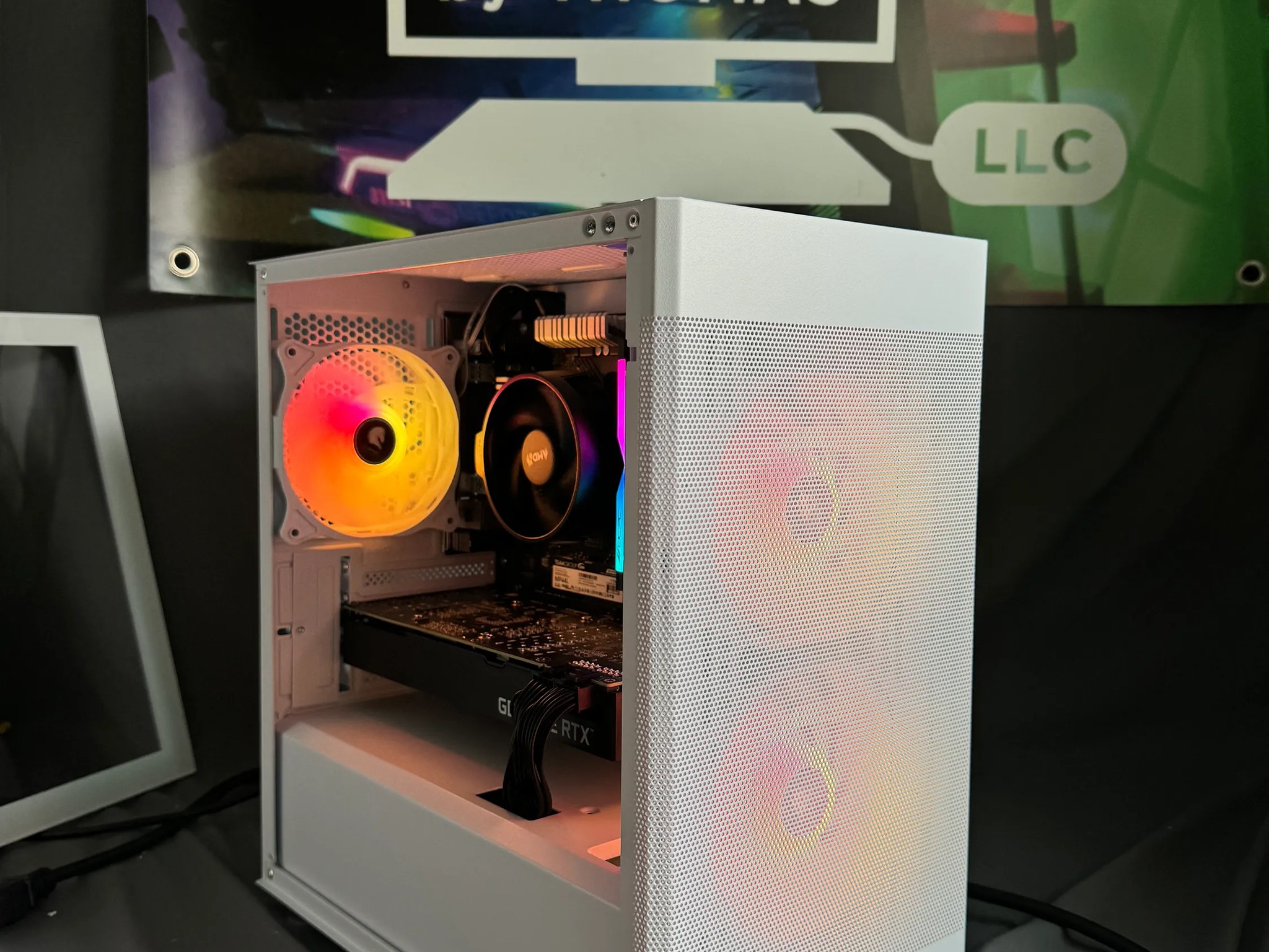 RTX 3070 Ryzen 5500 White Gaming PC
