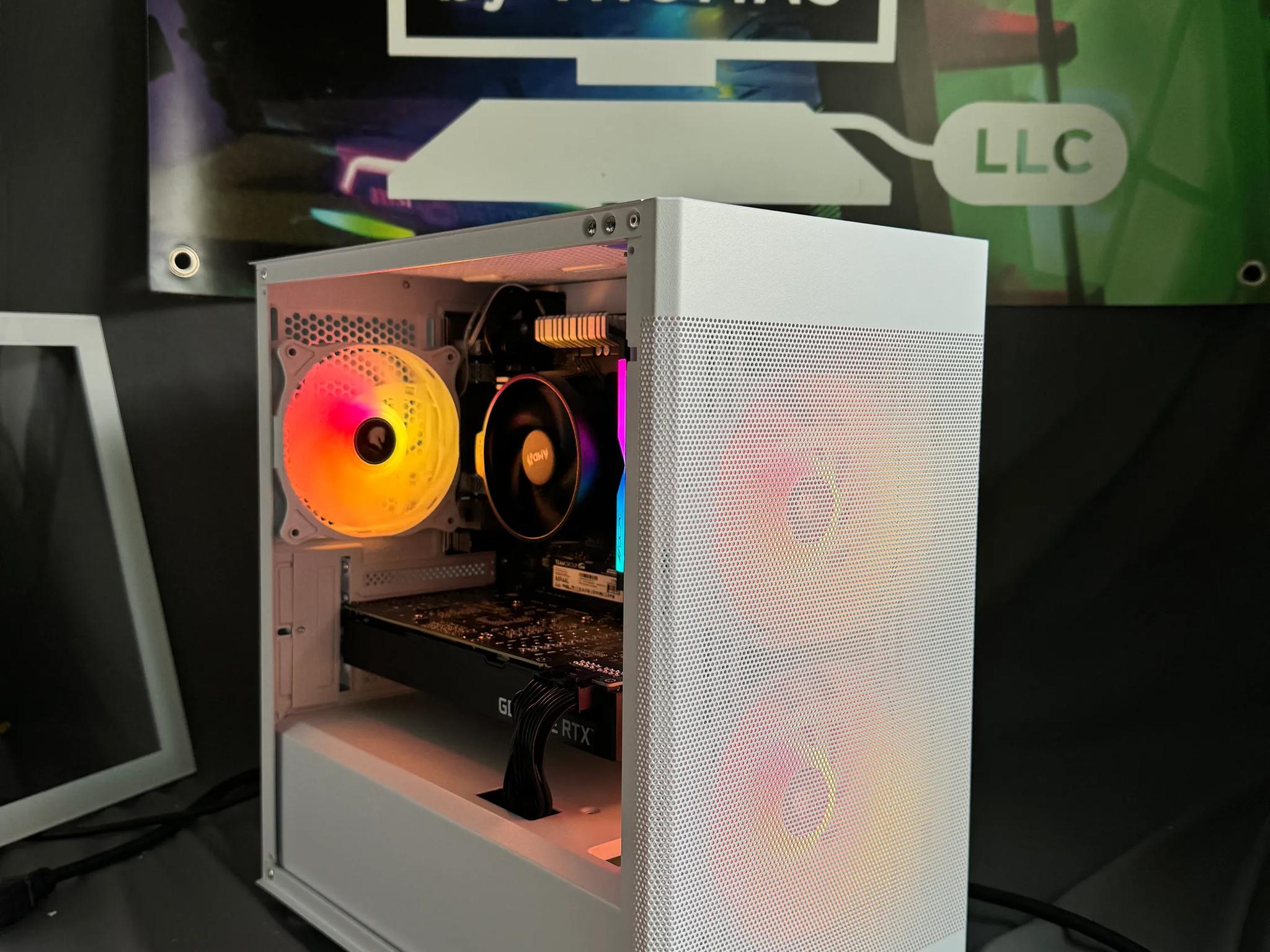 RTX 3070 Ryzen 5500 White Gaming PC
