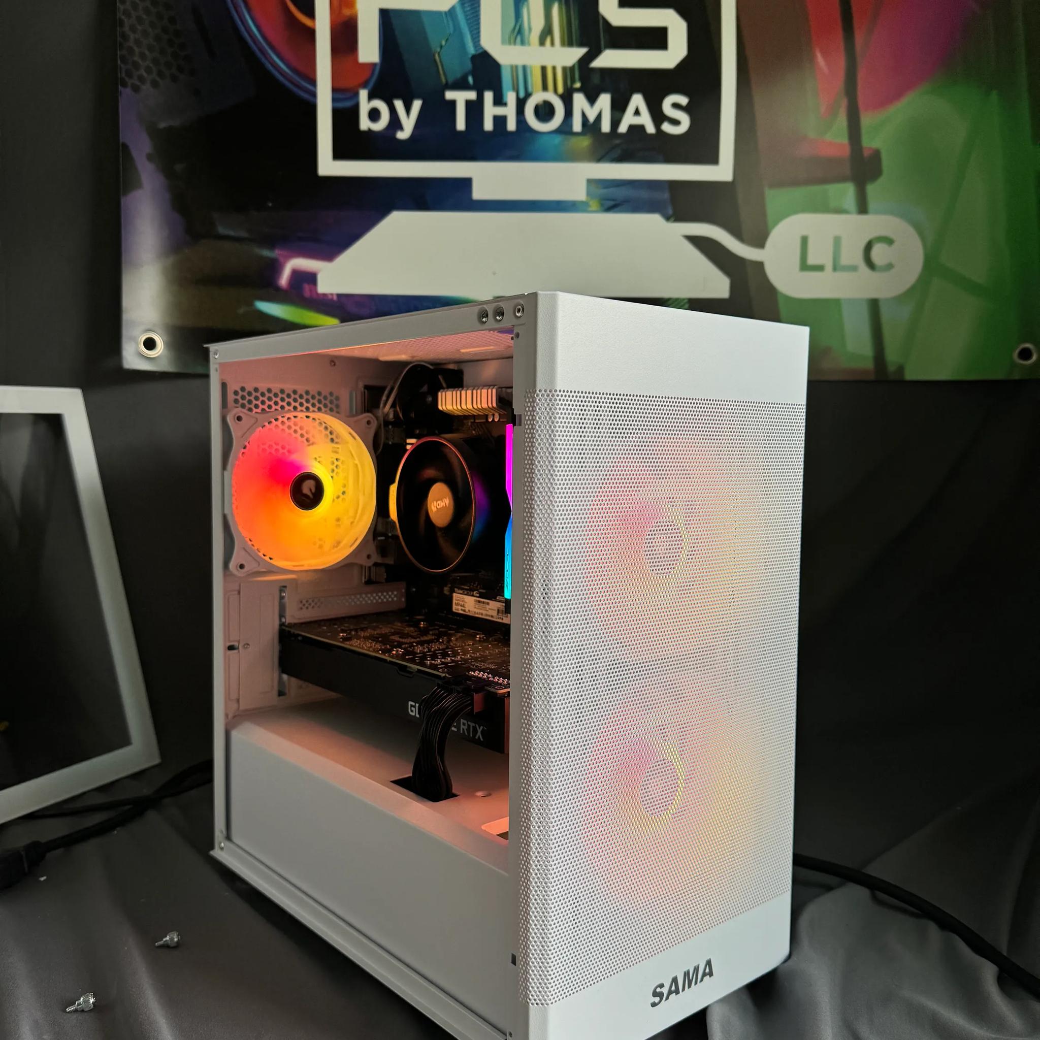 RTX 3070 Ryzen 5500 White Gaming PC