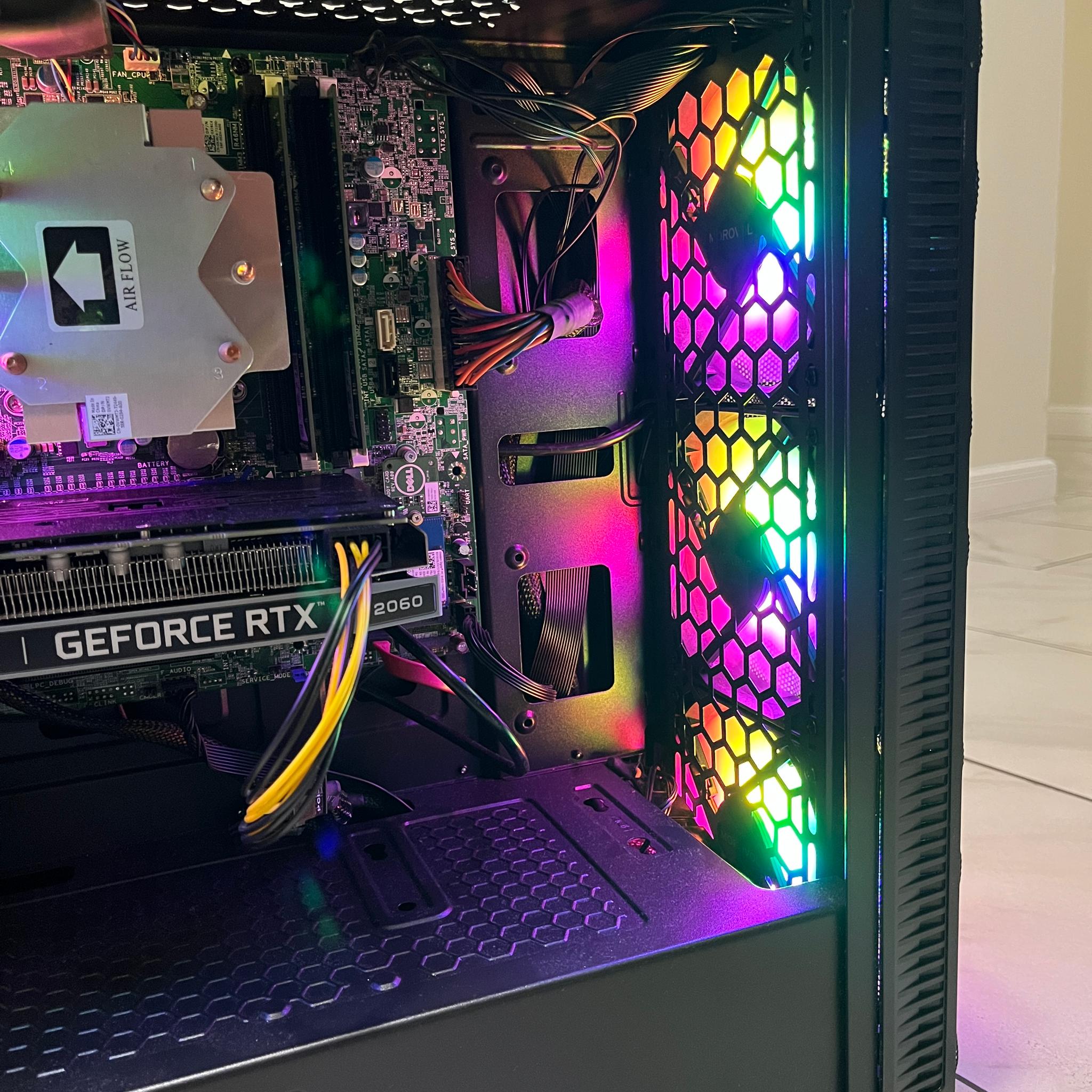 NVIDIA RTX 2060, Intel i7-6700k, 12GB RAM, 870 GB Storage, High FPS RGB Gaming PC w/ Wi-Fi & BT