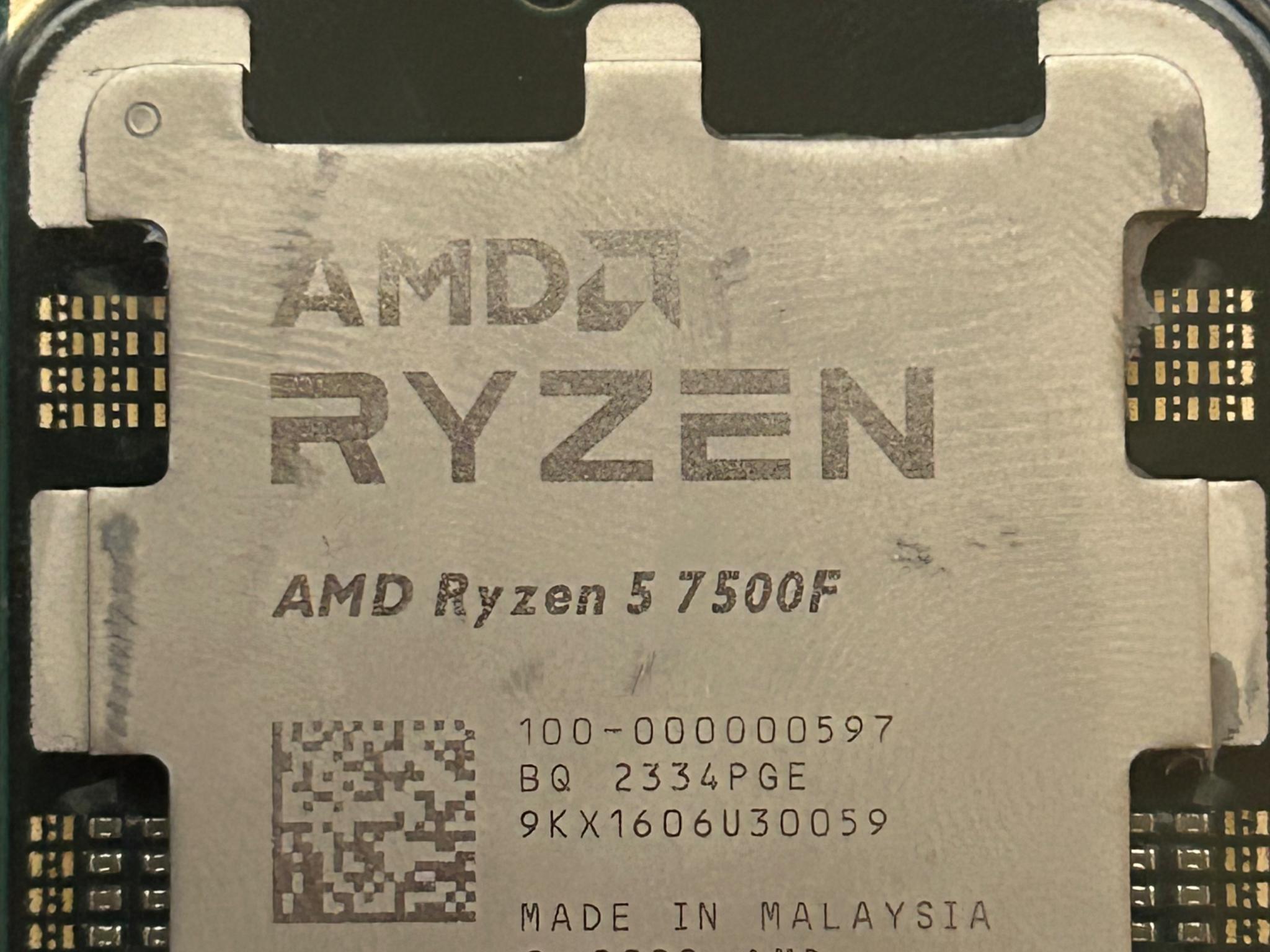 AMD Ryzen 5 7500f