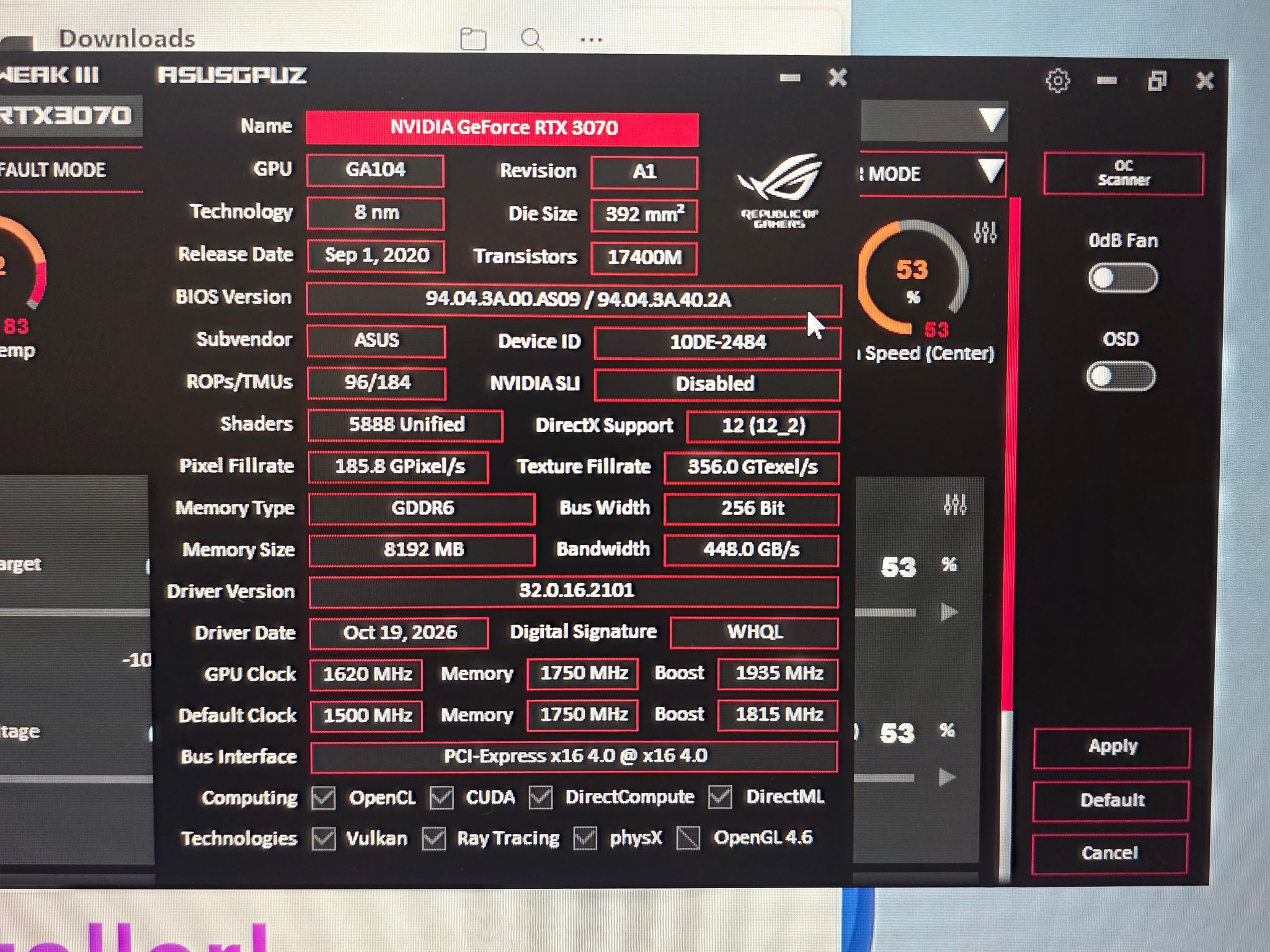 ASUS TUF Gaming PC - RTX 3070 OC, Ryzen 5 5600X3D, 32GB DDR4, 1TB NVMe, Tower 600