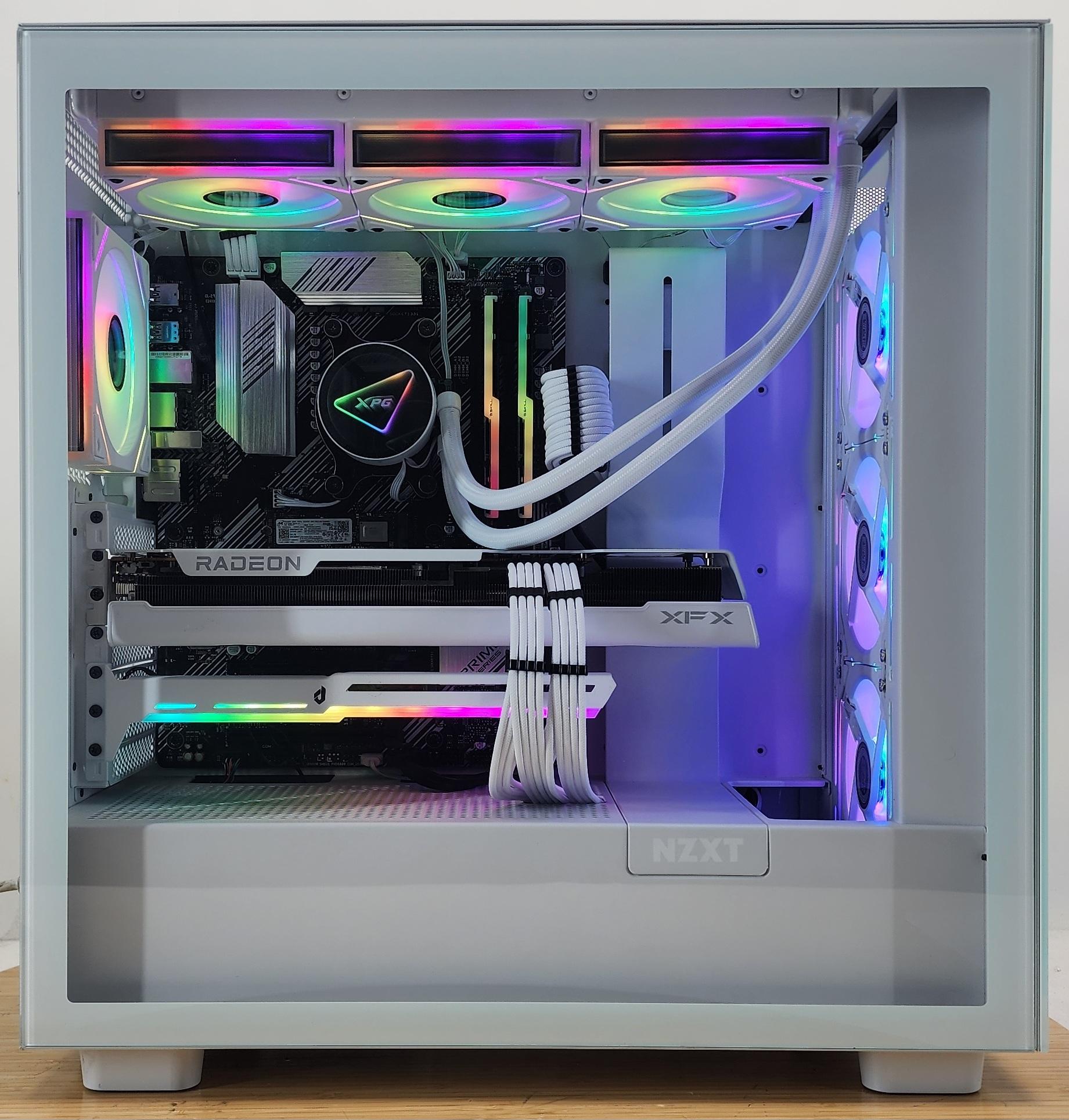Gaming PC Ryzen 7 5700X 16GB RAM 1TB SSD RX 7800 XT 16GB Windows 11 Computer