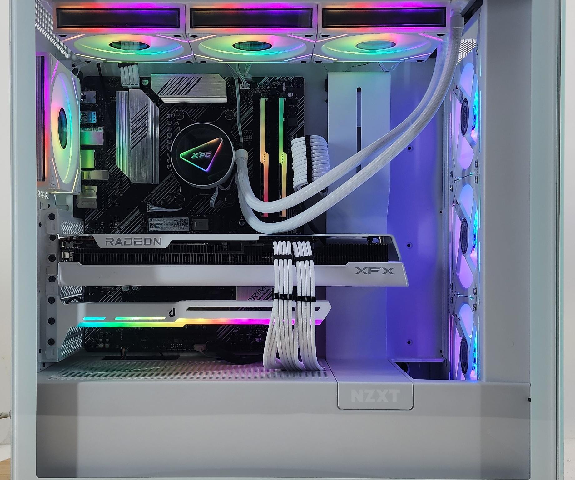 Gaming PC Ryzen 7 5700X 16GB RAM 1TB SSD RX 7800 XT 16GB Windows 11 Computer