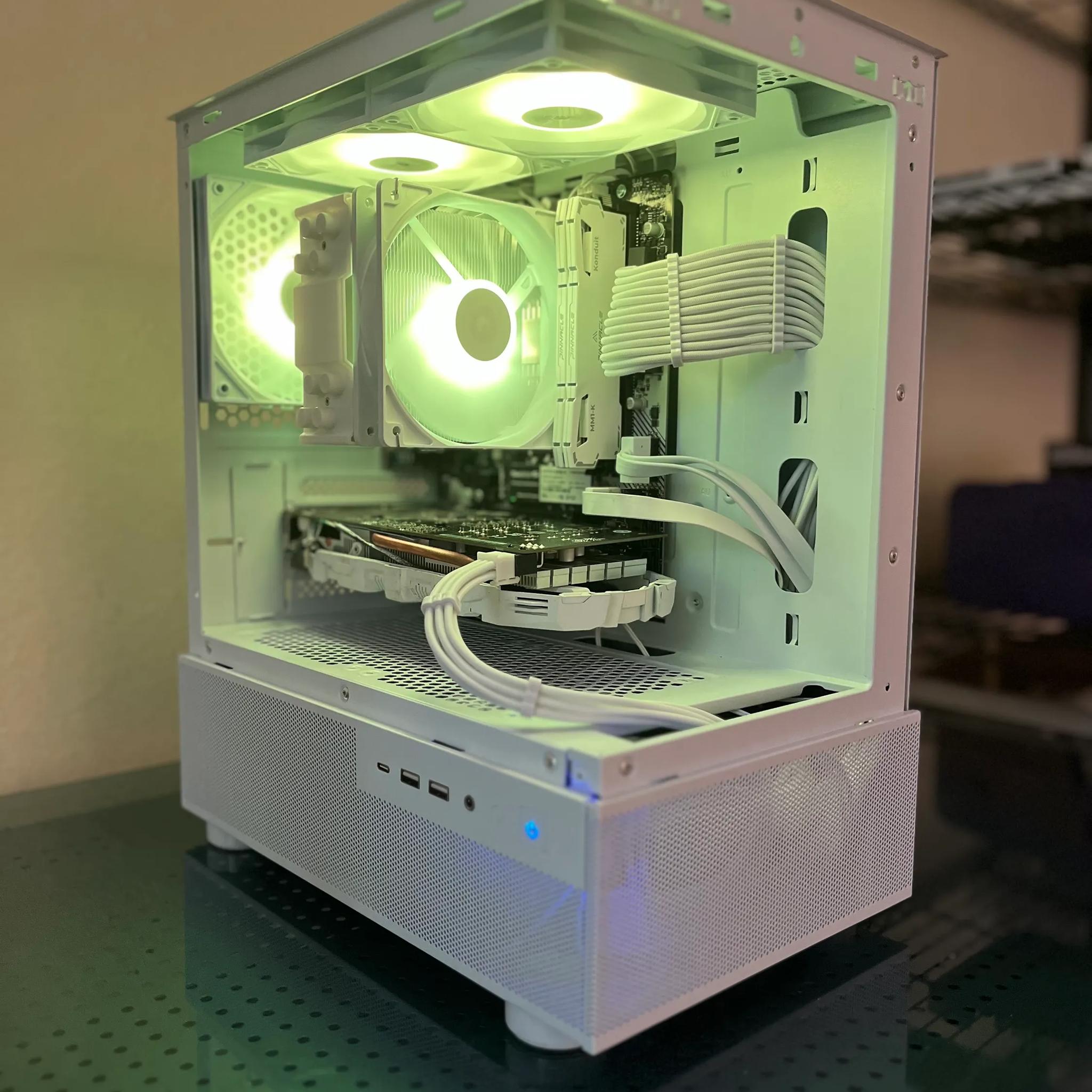 1080p White RGB Gaming PC (Ryzen 3 and GTX 1060 6GB)