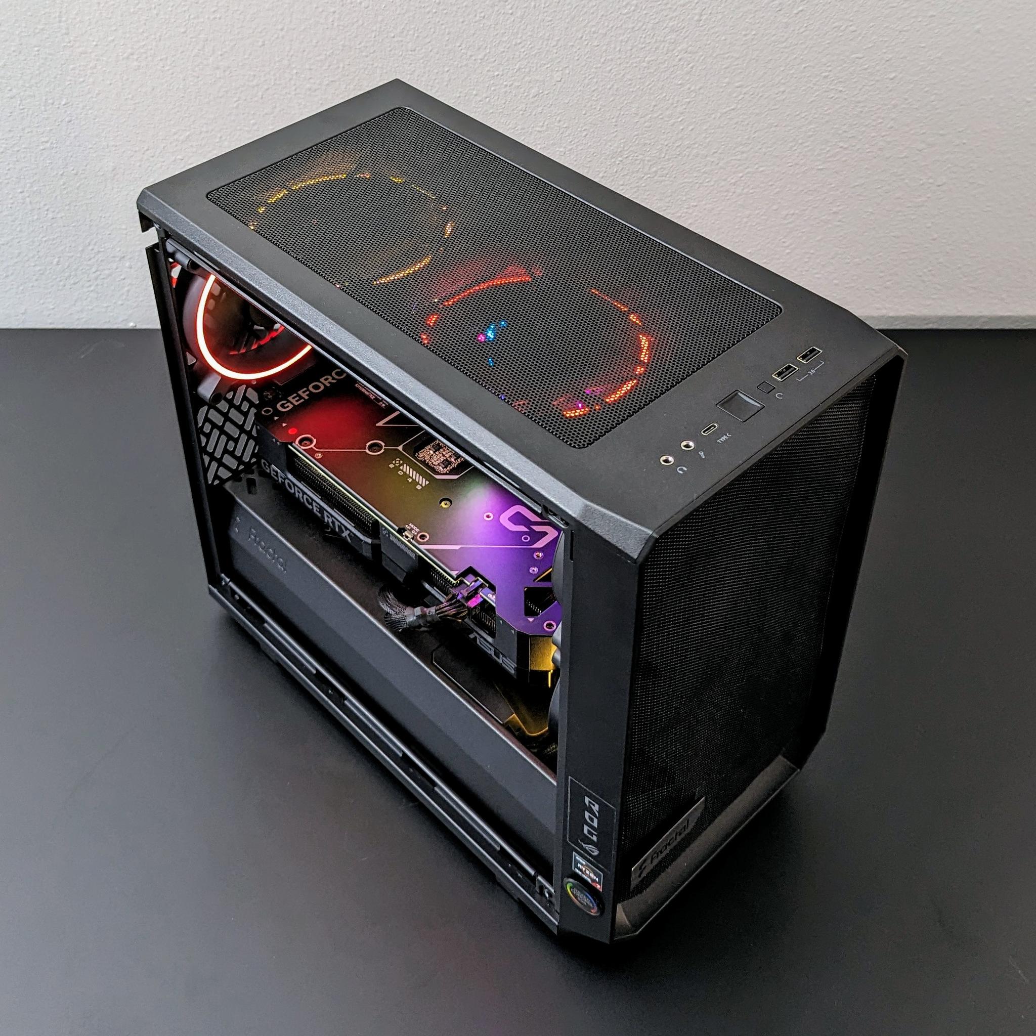 Enthusiast Grade Gaming Powerhouse: Ryzen 5800X + RTX 4070 - Sleek Design, Max Performance!