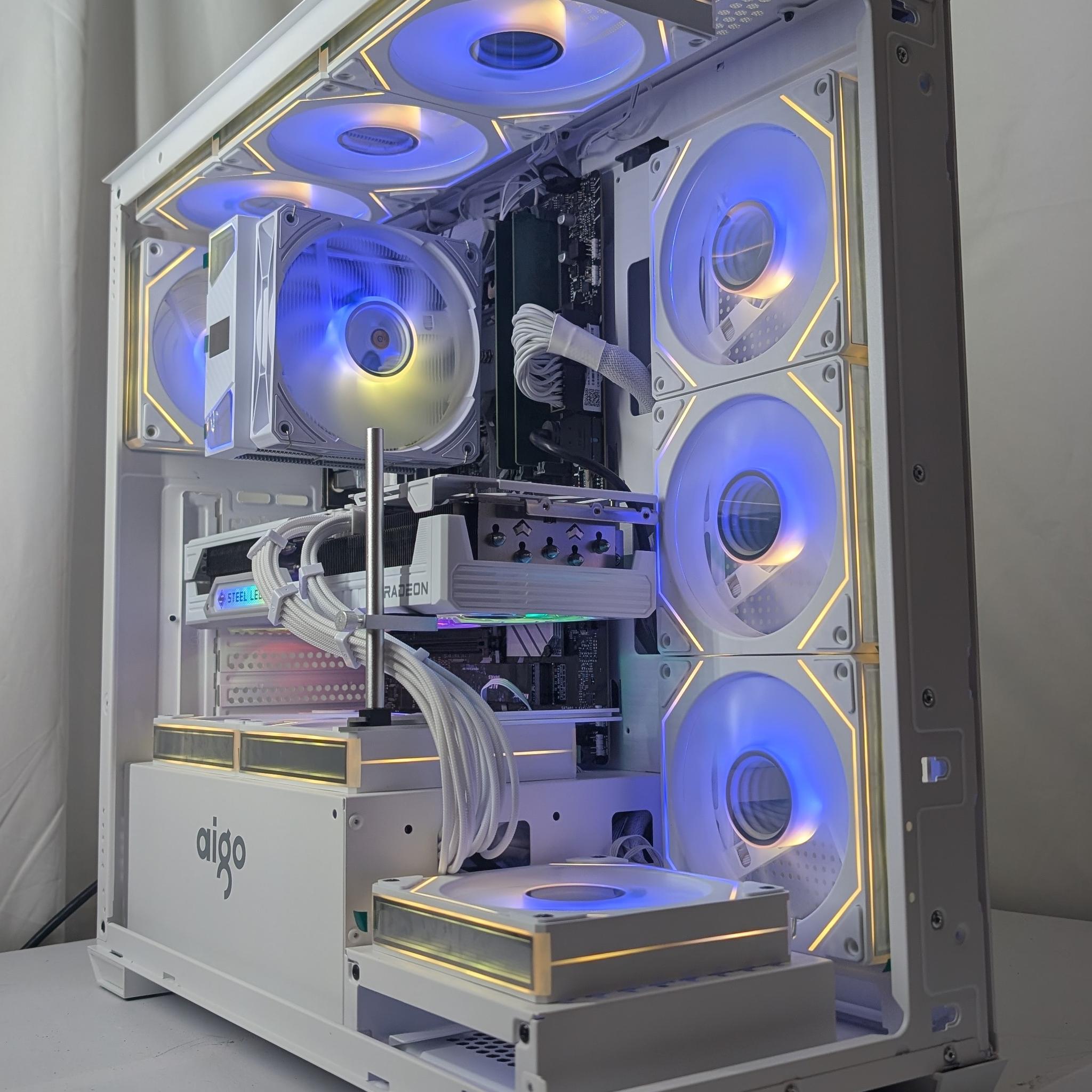 9070XT 16GB | I5 12600KF | 16GB DDR5 | 1TB NVME | CORSAIR 850W PSU | ALL WHITE
