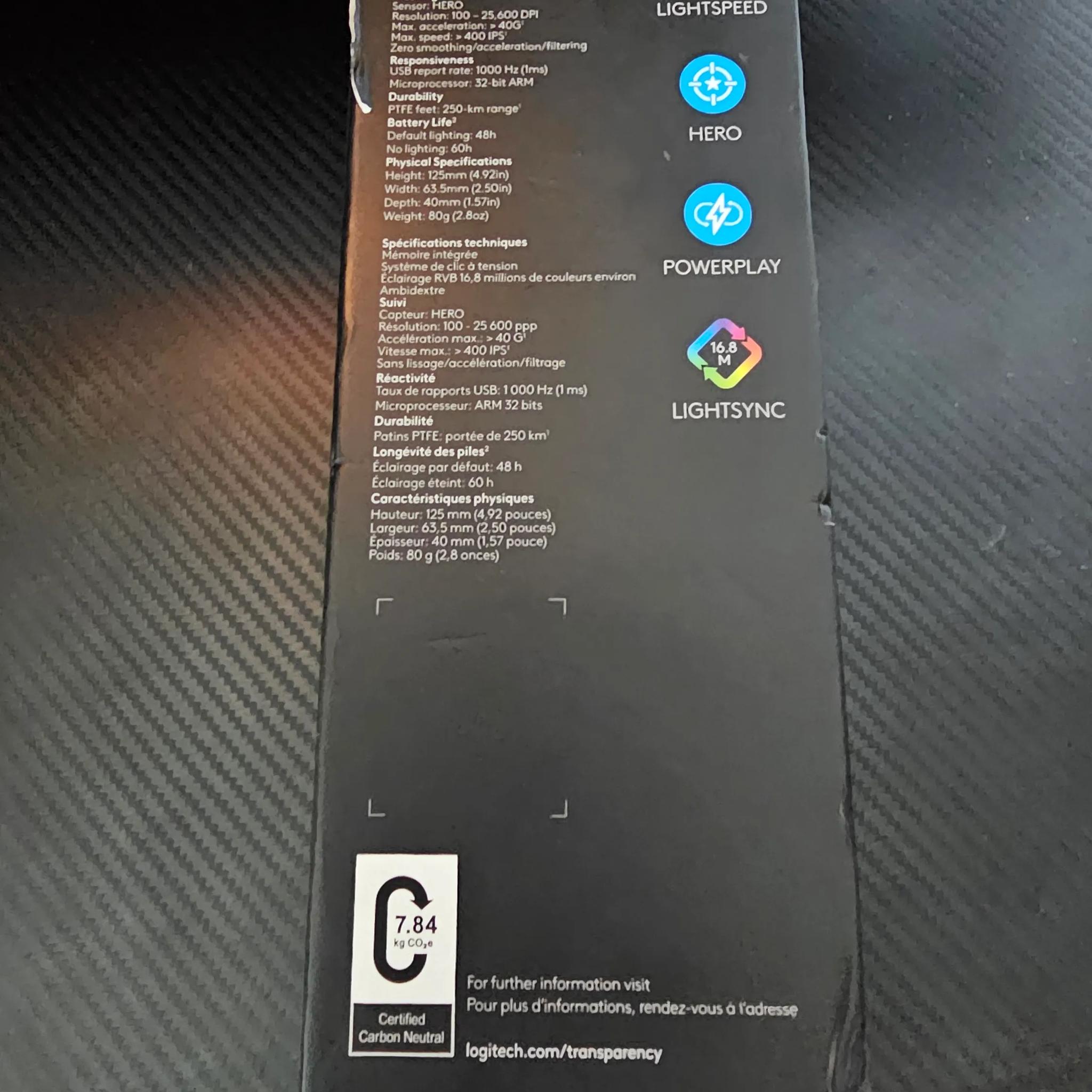 Logitech G Pro Wireless Gaming Mouse with Esports Grade Performance, Black*NEW*