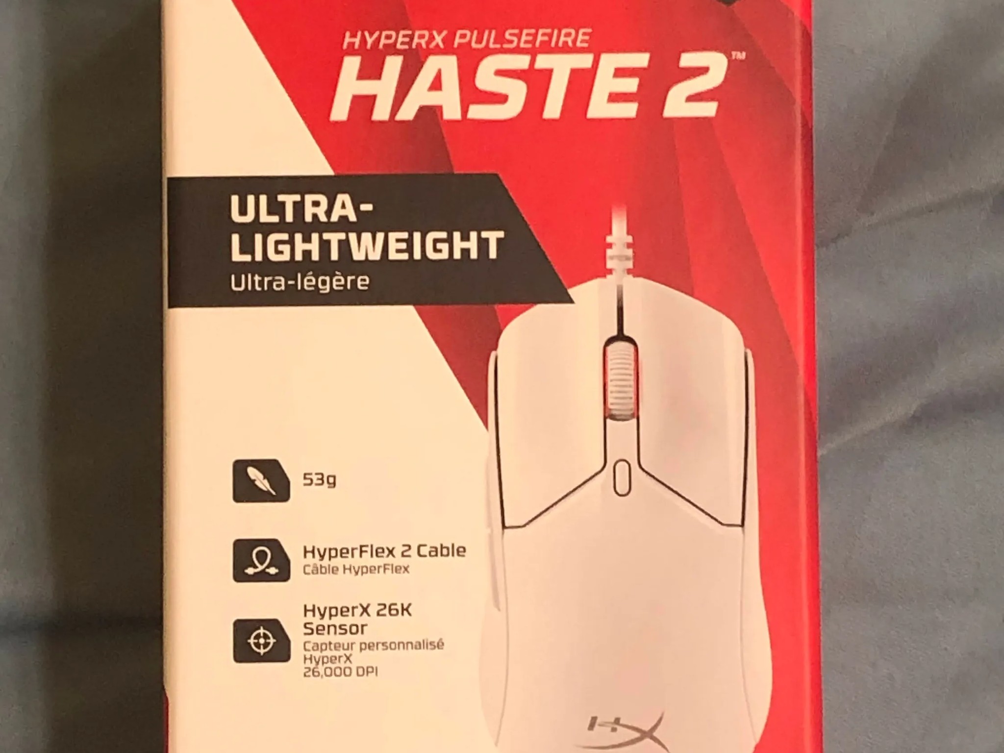 HyperX PulseFire Haste 2 White Wired Gaming Mouse