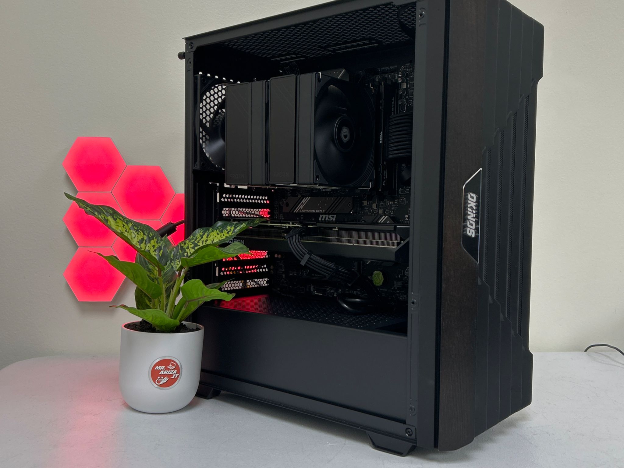 🖤Ryzen 5 7600X – RX 9060 XT 16GB -Wood - 32GB/ 1TB / 750 W Gold🐺⚙️
