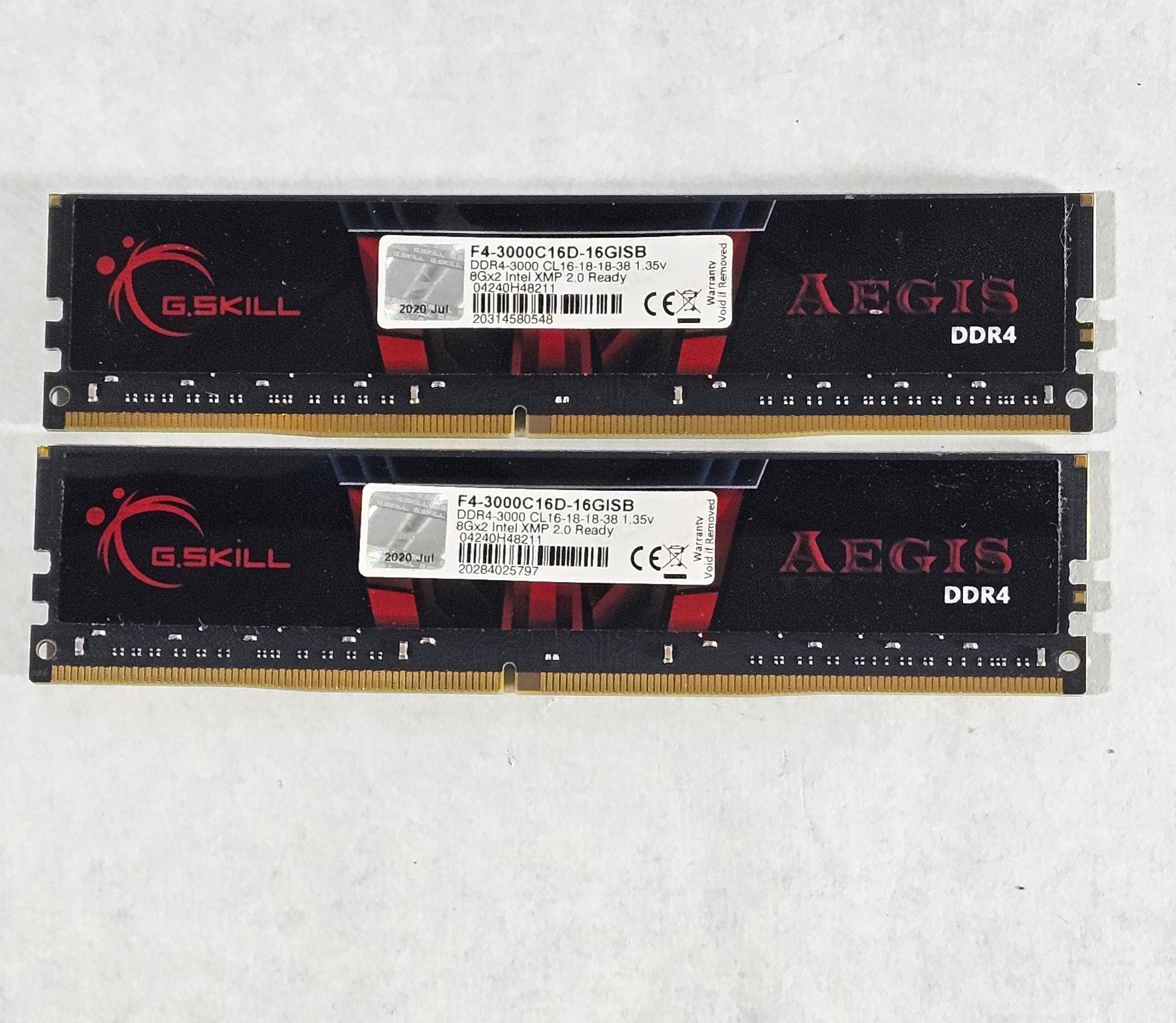 G.Skill Aegis 16GB DDR4-2400 (2x8GB) - Image 2