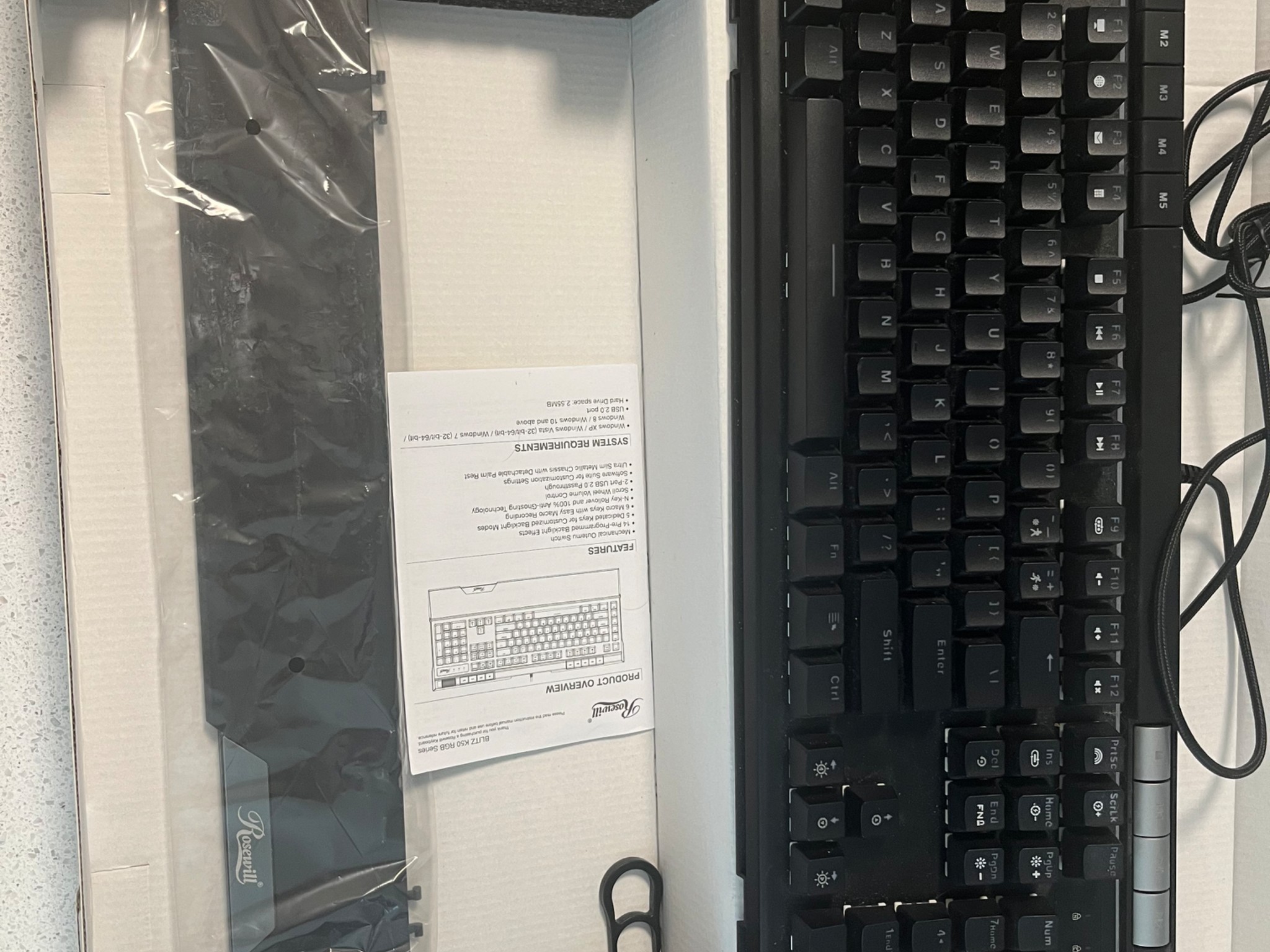 Rosewill Blitz K50 Mechanical Keyboard (Outemu Brown Switches):