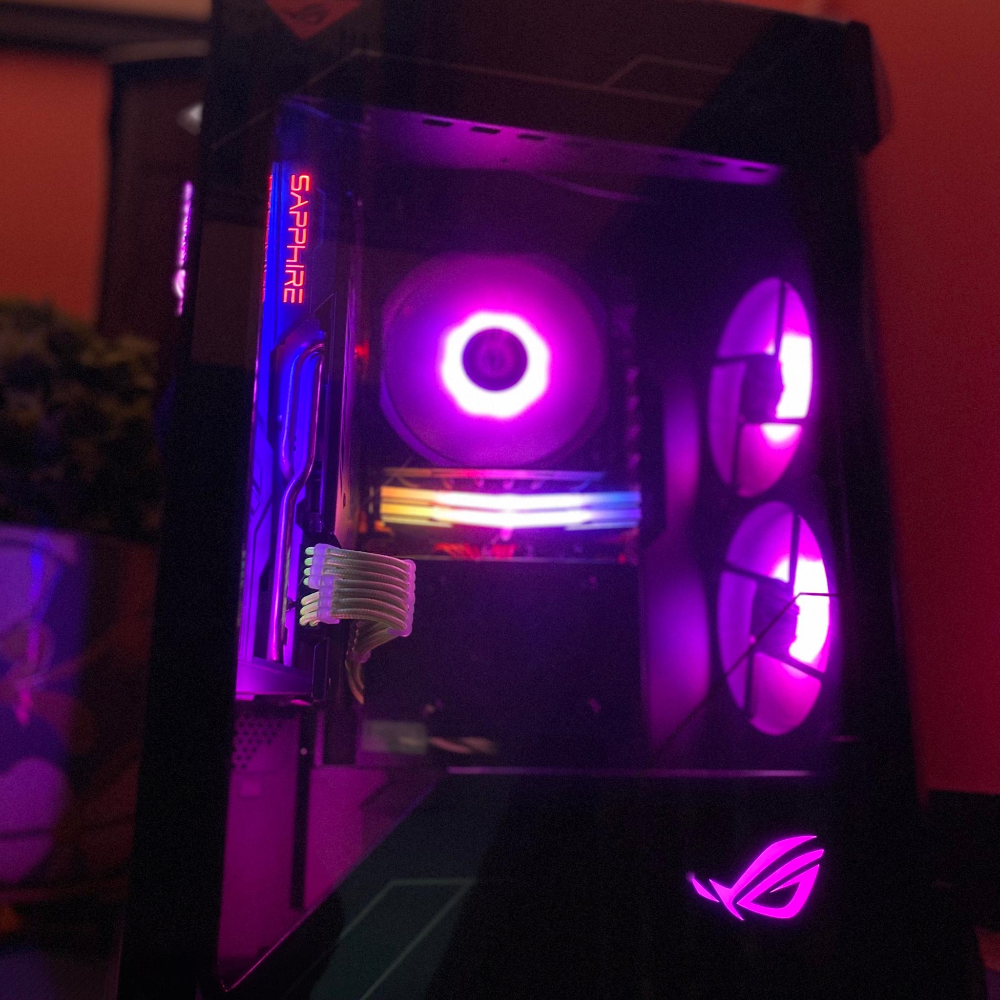 ASUS ROG-Z11 🥷|RX 5700XT| I7-6800K(6-c/12-t)| 16GB Warhawk RGB RAM| 1TB M.2 SSD| Windows 11 Home