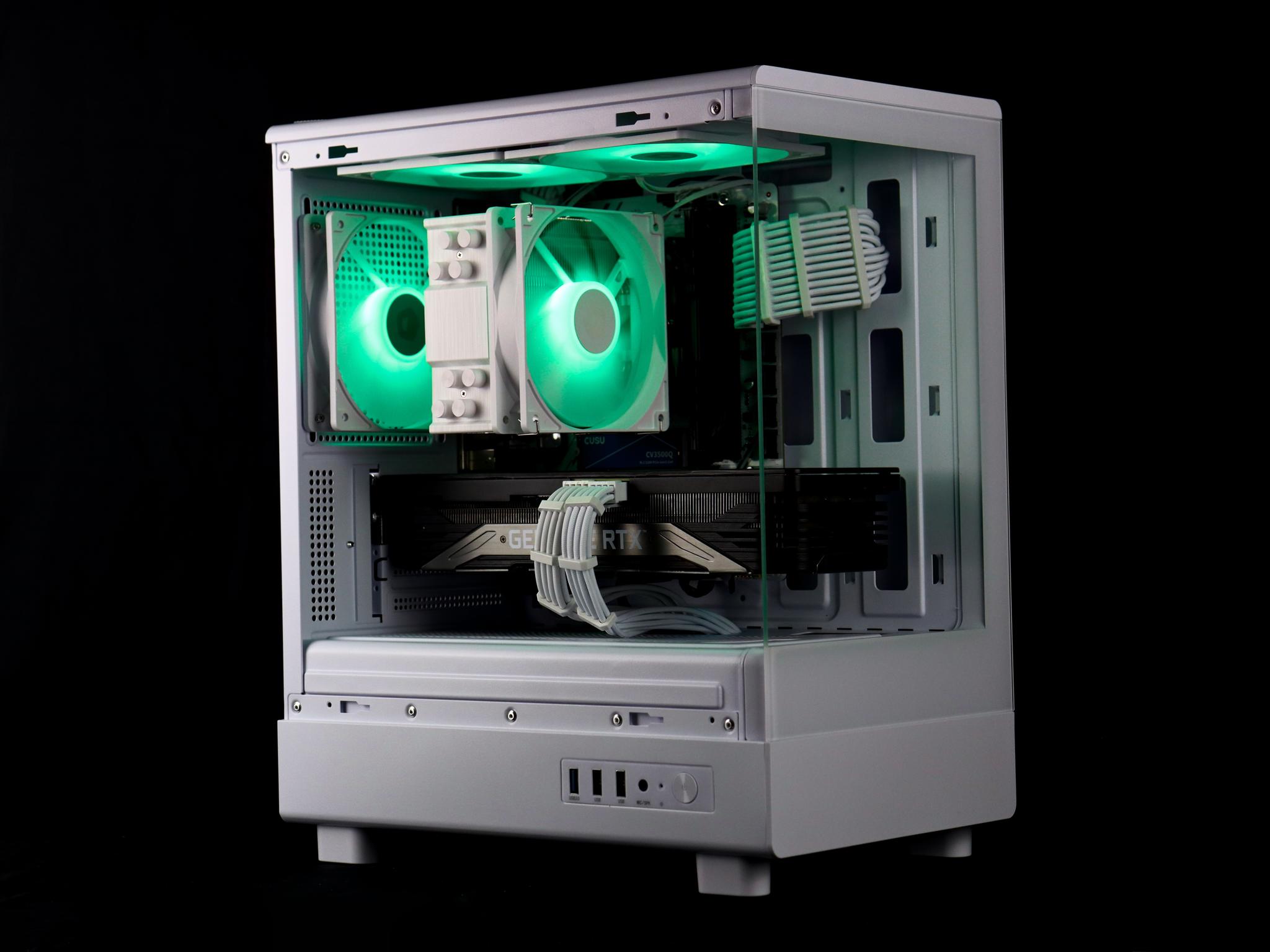 🧊❄️🧊 White Gaming PC – RTX 3070, Ryzen 7 3700X, 16GB RAM, 1TB NVMe SSD - WiFi, BlueTooth - 🧊❄️🧊