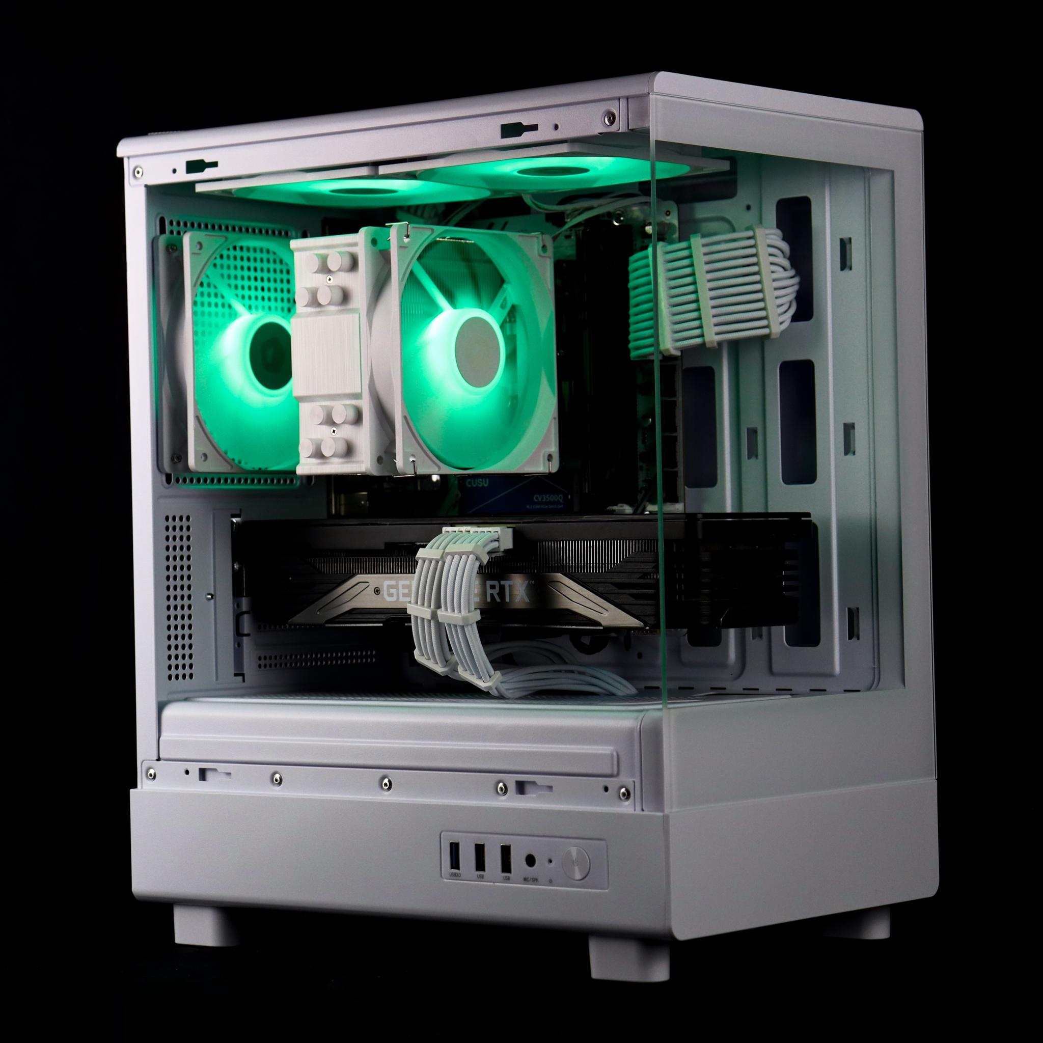 🧊❄️🧊 White Gaming PC – RTX 3070, Ryzen 7 3700X, 16GB RAM, 1TB NVMe SSD - WiFi, BlueTooth🧊❄️🧊