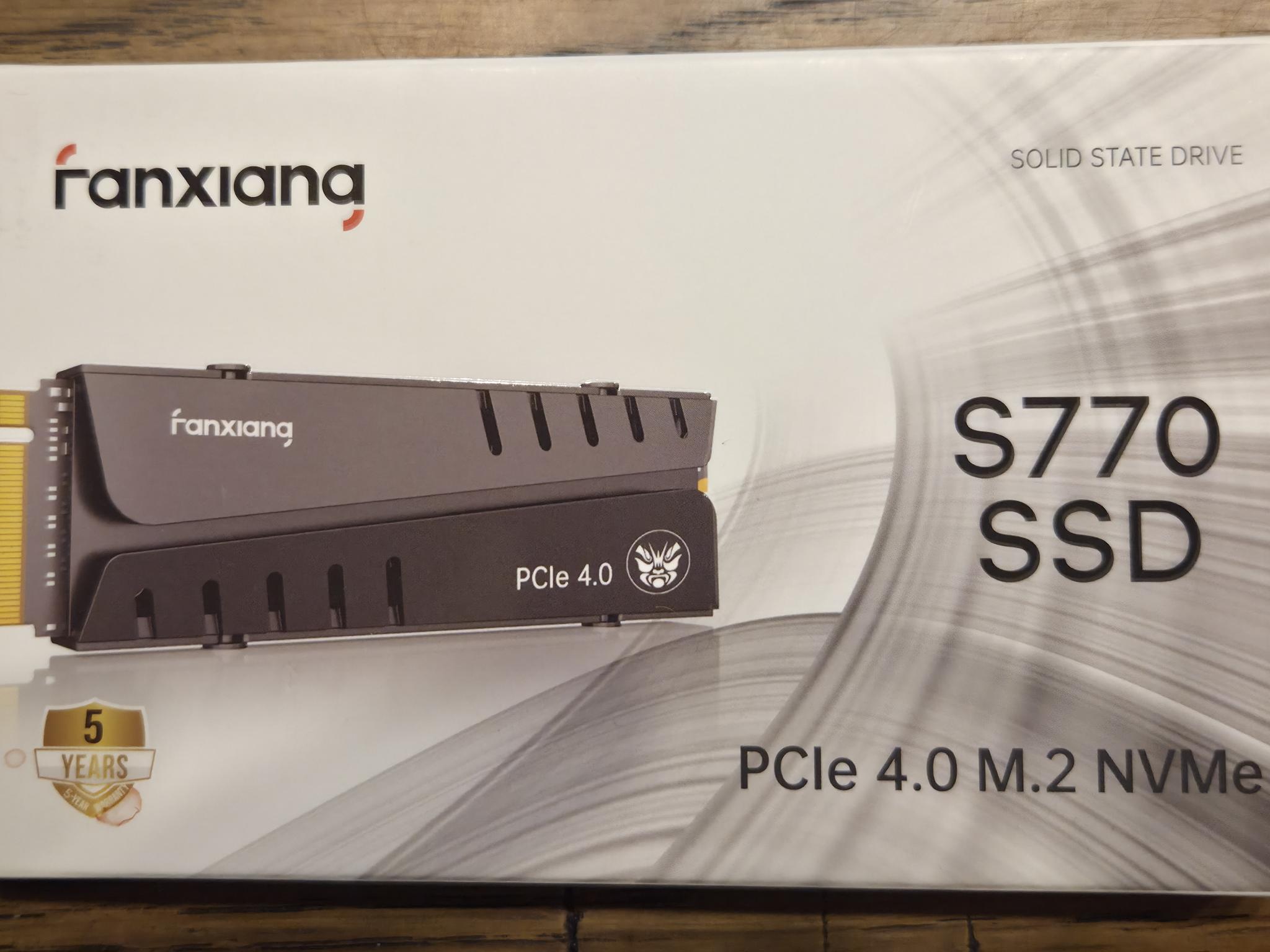 FANXIANG S770 2TB Gen4 NVME SSD (7300MB/s, and 2GB DRAM Cache) Professional SSD! (G70 Pro Clone)
