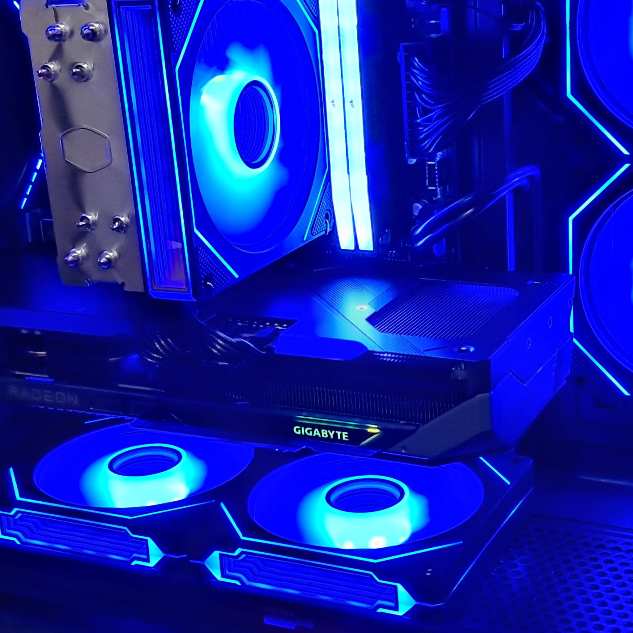 ⬛🔴Custom 1440p Gaming PC🔴⬛RX 9070 GRE | Ryzen 5 7500F | 16GB DDR5 | 1TB SSD
