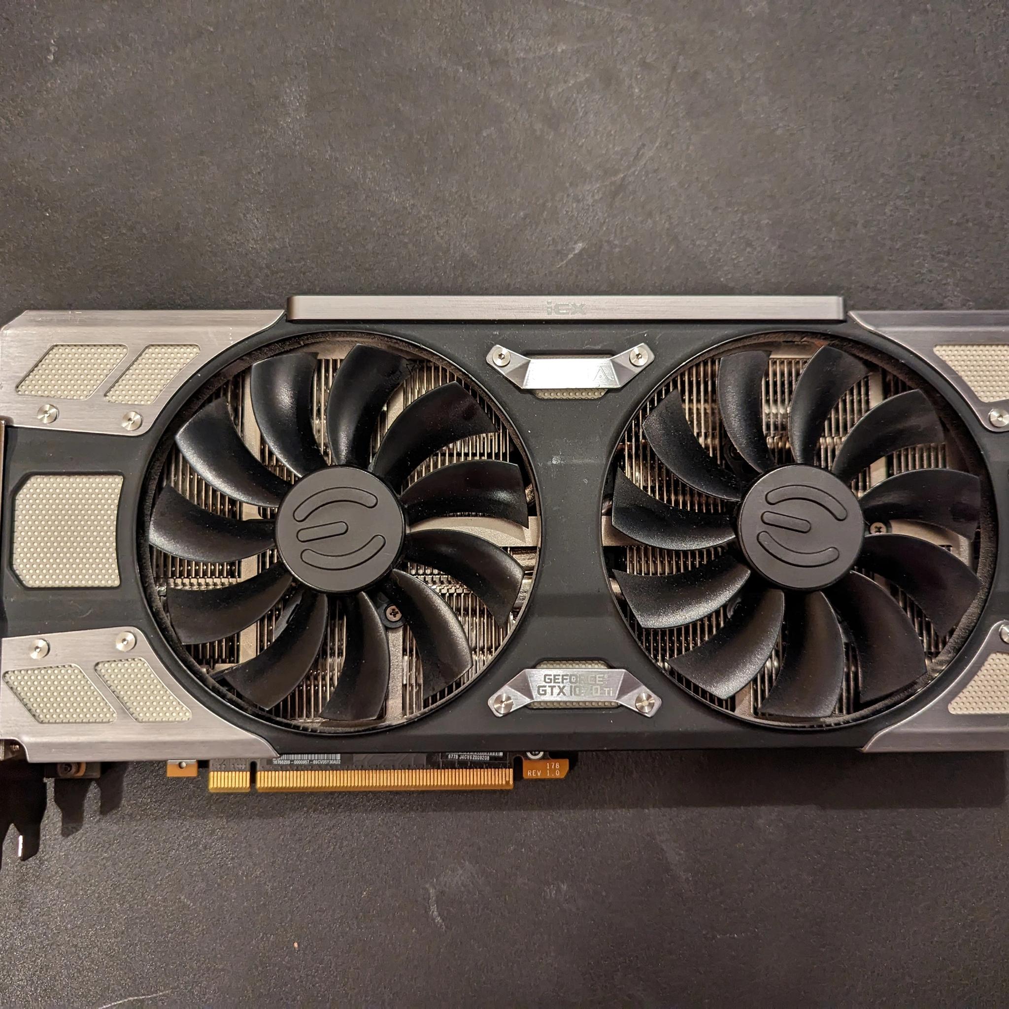 EVGA GeForce GTX 1070 Ti 8 GB FTW2 GAMING iCX Video Card