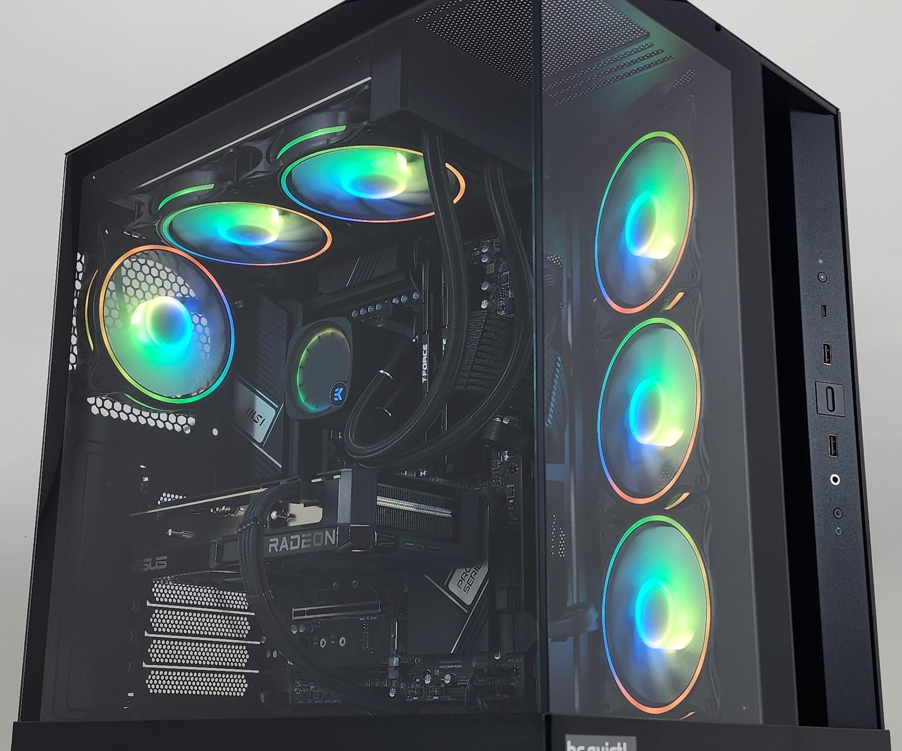 Gaming PC Ryzen 7 7700 16GB RAM 1TB SSD RX 7600 XT 16GB Windows 11 Computer