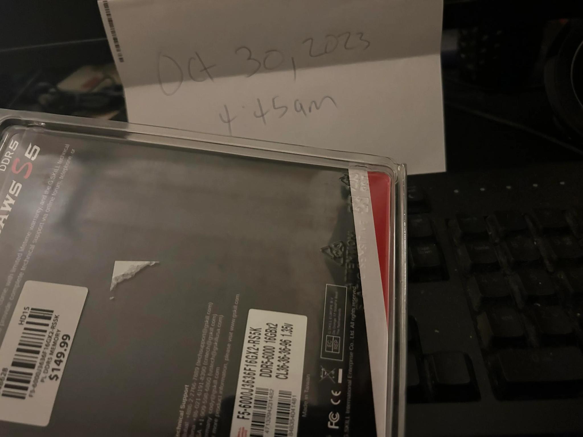 G.Skill Ripjaws S5 DDR5 ALL black No RGB