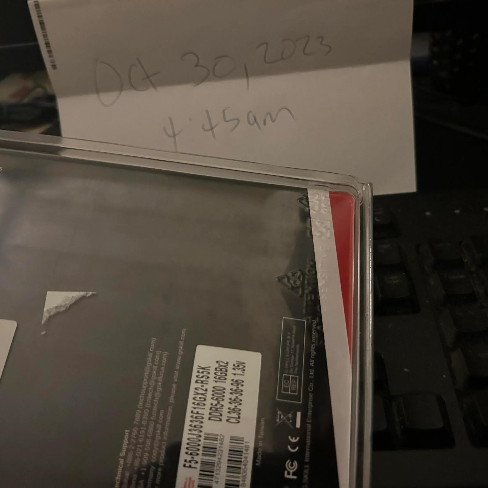 G.Skill Ripjaws S5 DDR5 ALL black No RGB