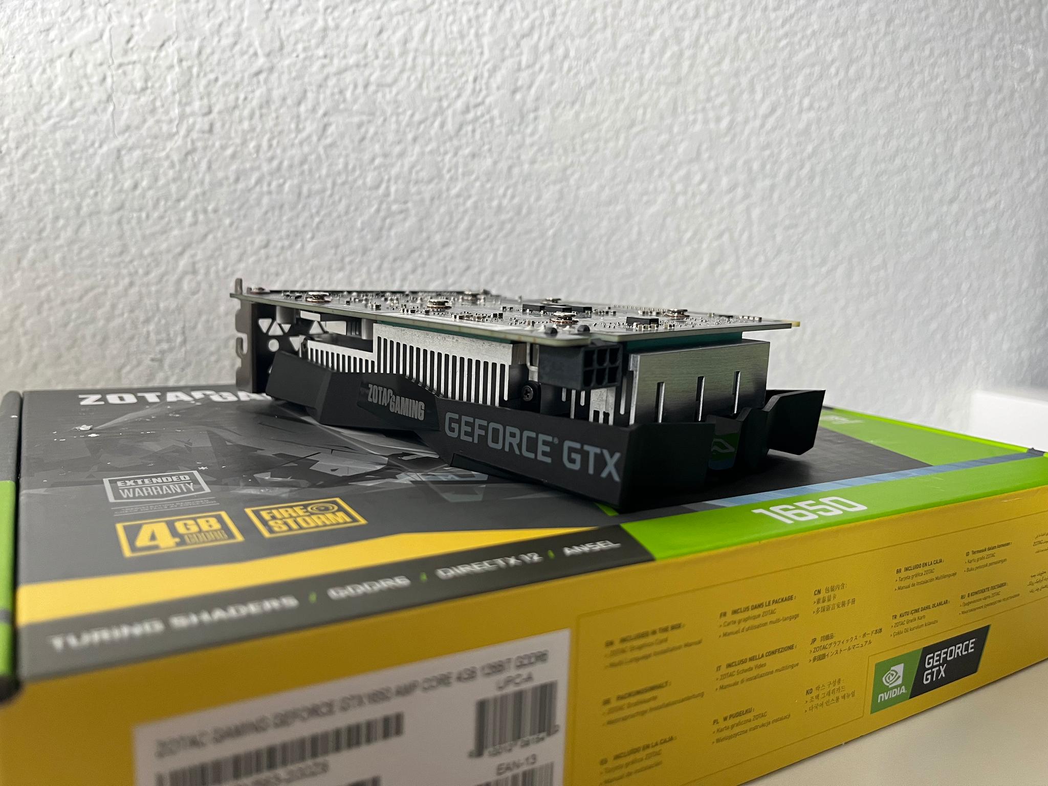 ZOTAC Gaming GeForce GTX 1650 AMP CORE 4GB