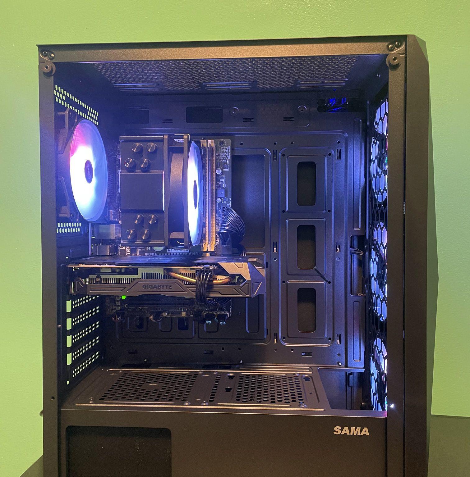 🔥130FPS GTA🔥Black Gaming PC | Intel i7 / AMD RX580 / 8GB / 1.1TB Win 11 Pro + Wi-Fi