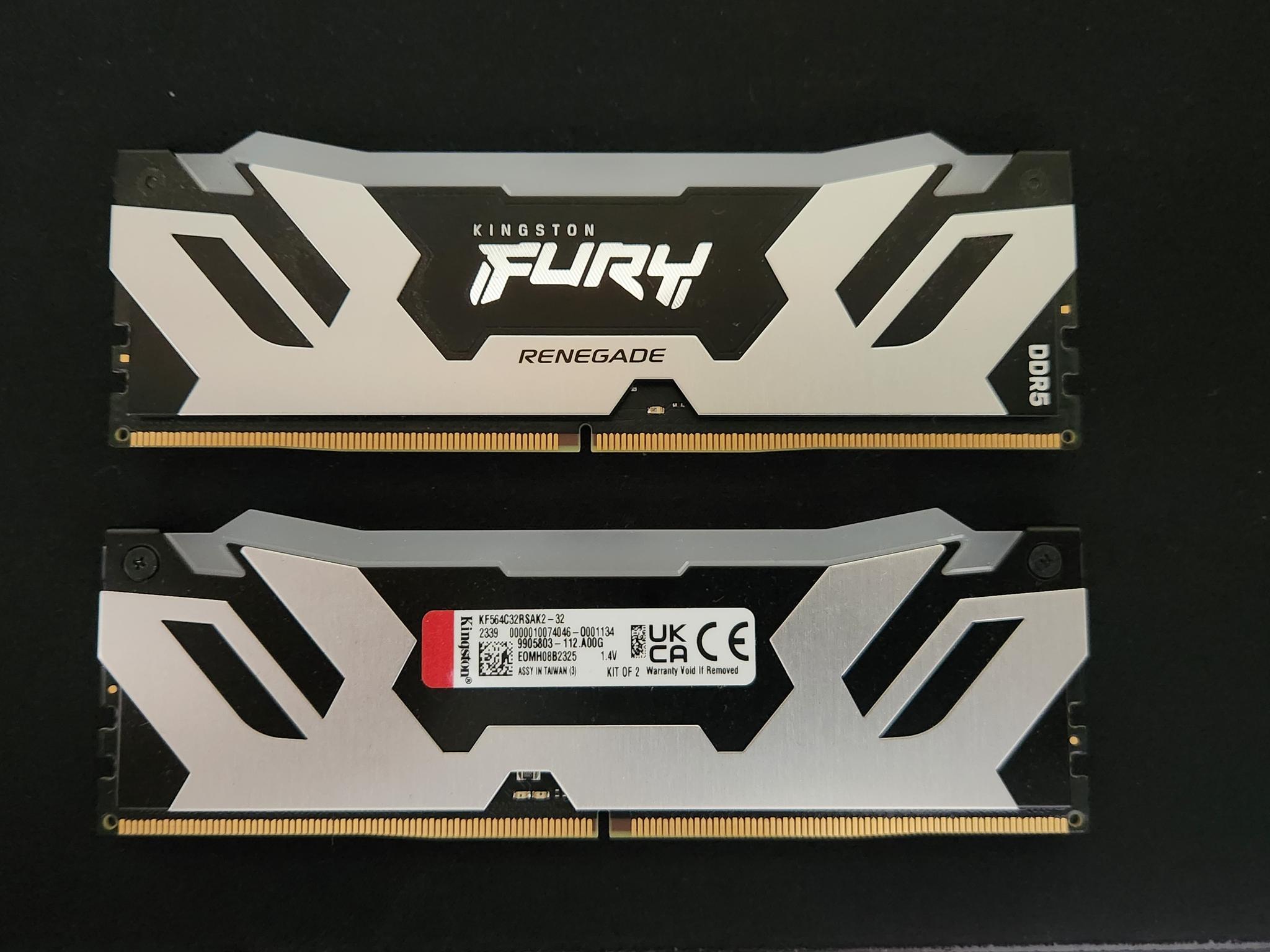 Kingston FURY Renegade/ RGB 32GB (2x16GB)/ 6400MT/s DDR5