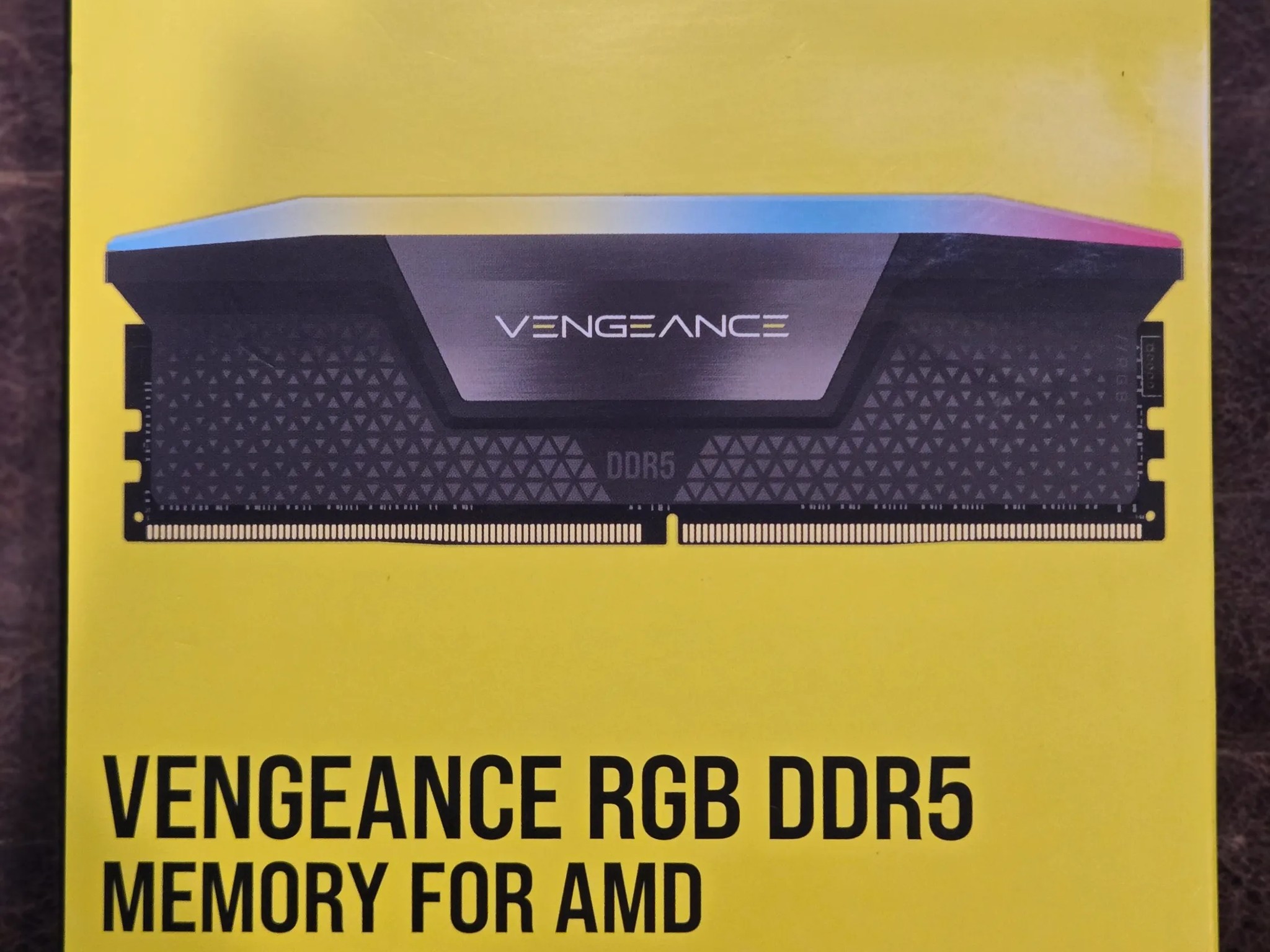 Corsair VENGEANCE RGB 32GB (2 x 16GB) DDR5-6000 PC5-48000 CL36