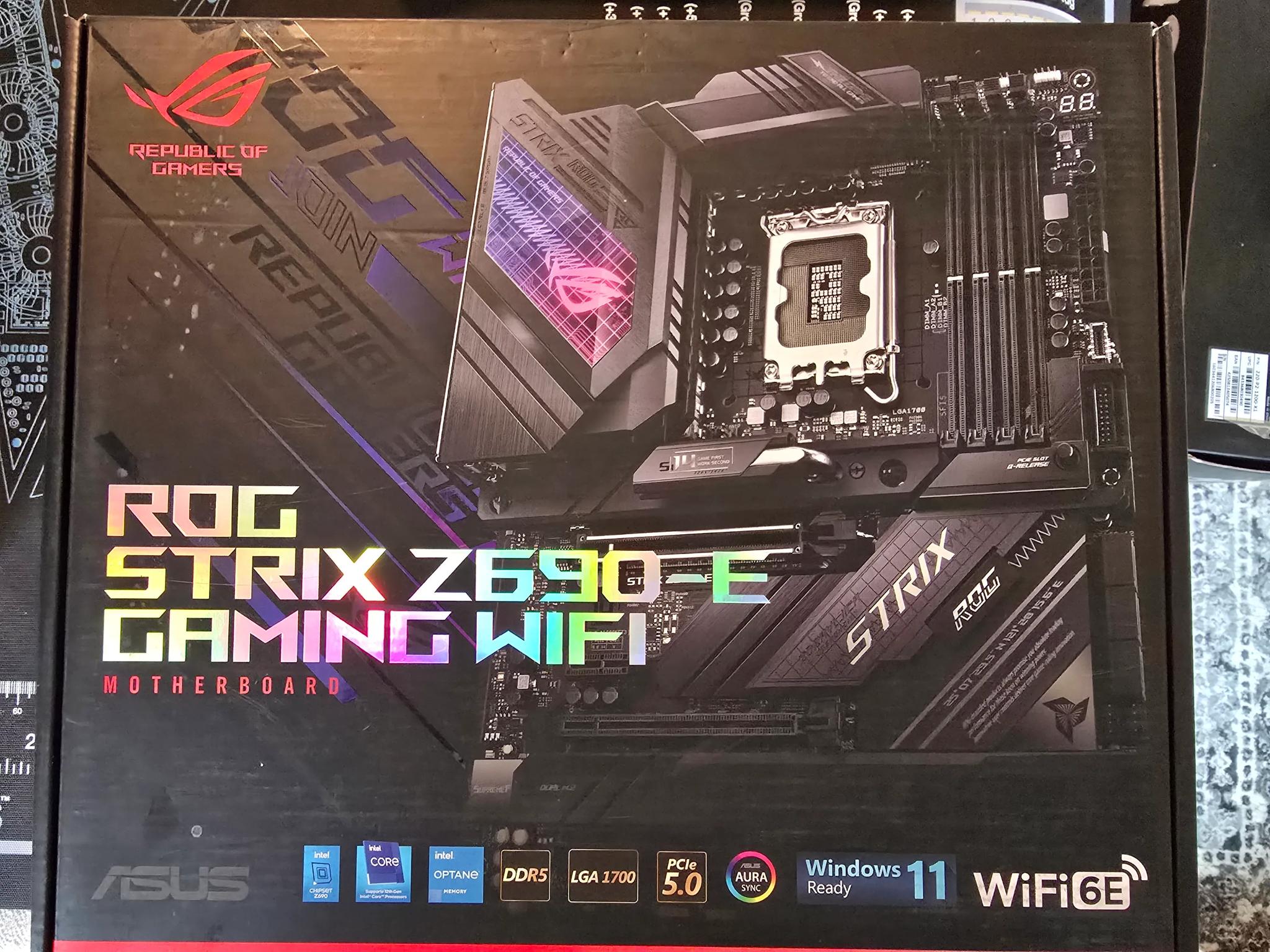 Intel 12900k and ASUS Z690 Motherboard and DDR 5 RAM