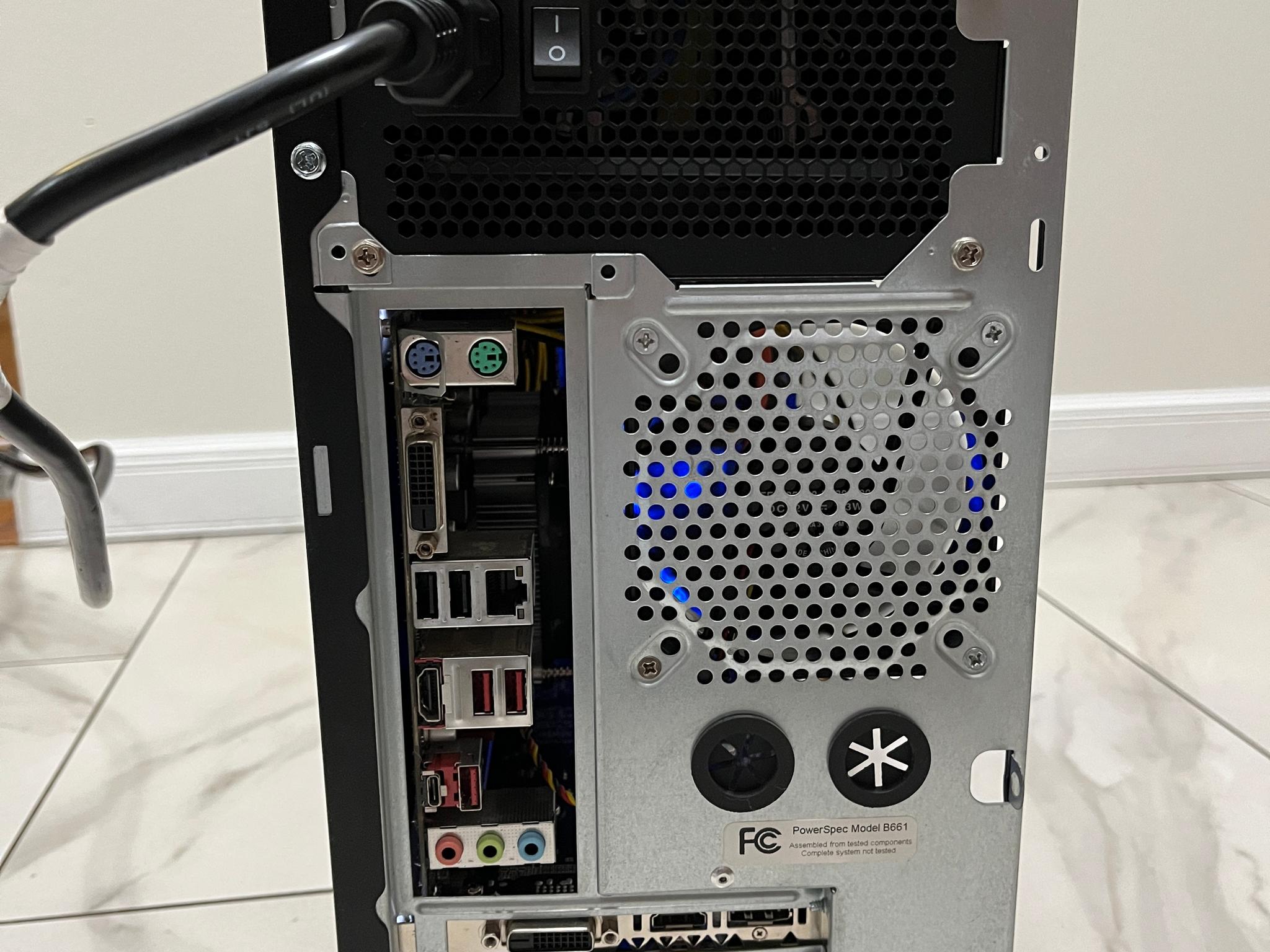 NVIDIA RTX 2060, Intel Core i5-7400, 16GB RAM, 480 GB SSD - Sleeper Office Gaming PC w/ Wi-Fi & BT
