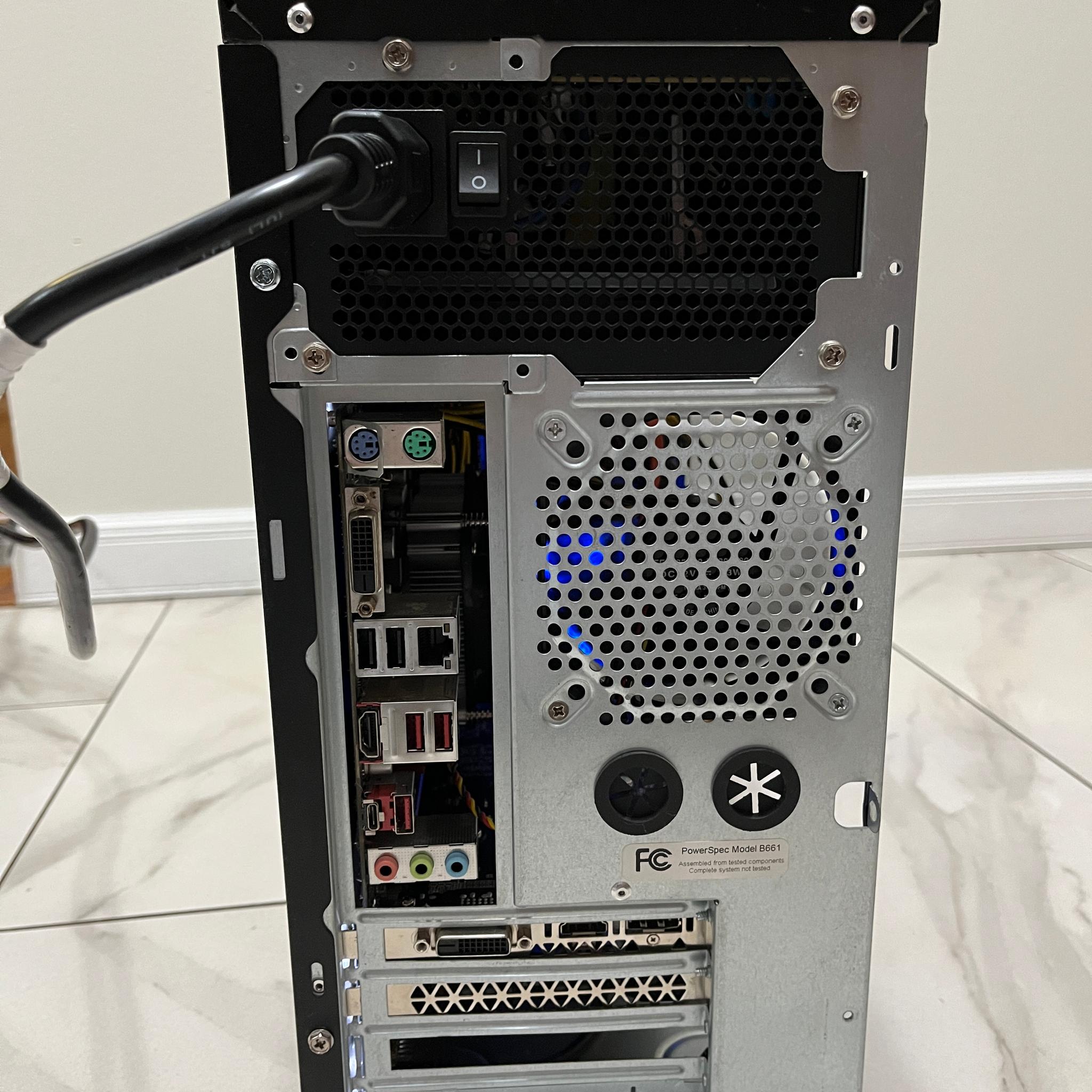 NVIDIA RTX 2060, Intel Core i5-7400, 16GB RAM, 480 GB SSD - Sleeper Office Gaming PC w/ Wi-Fi & BT