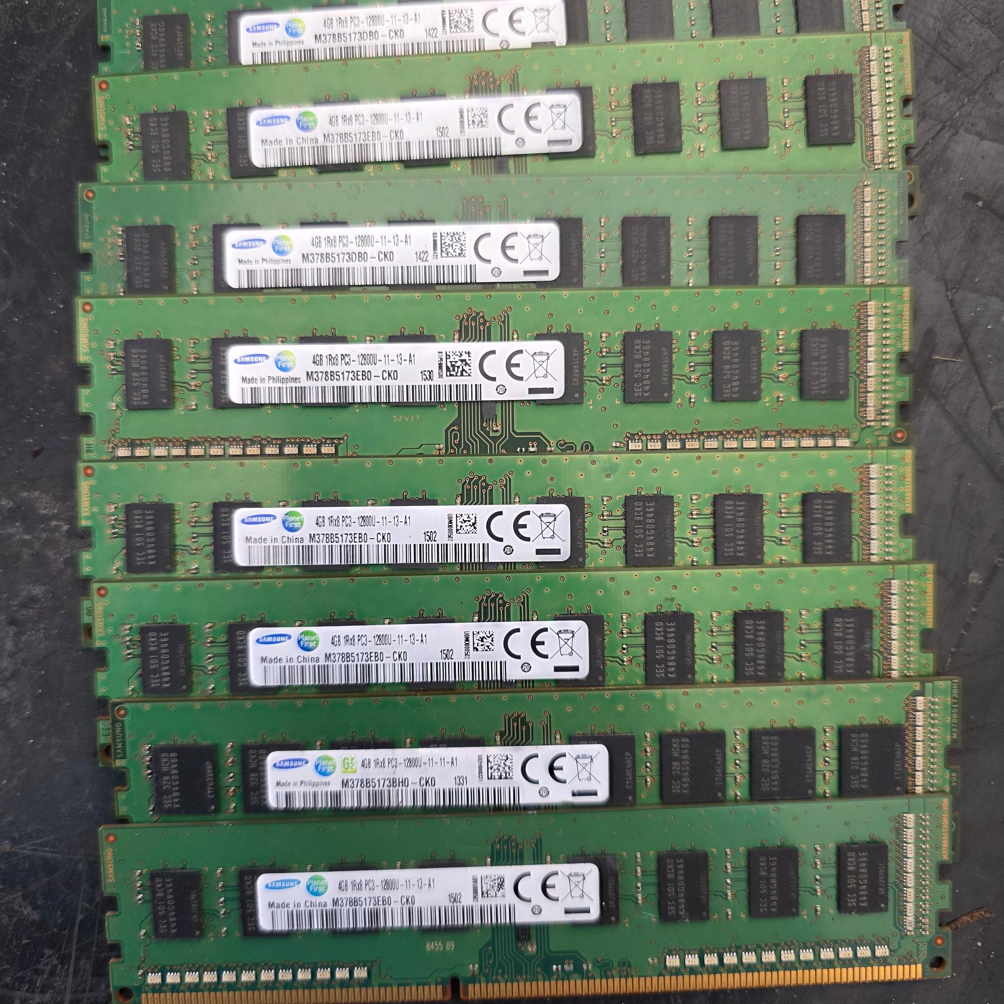 Samsung, Atech, Lenovo, HP, Elpida Used Memory Ram