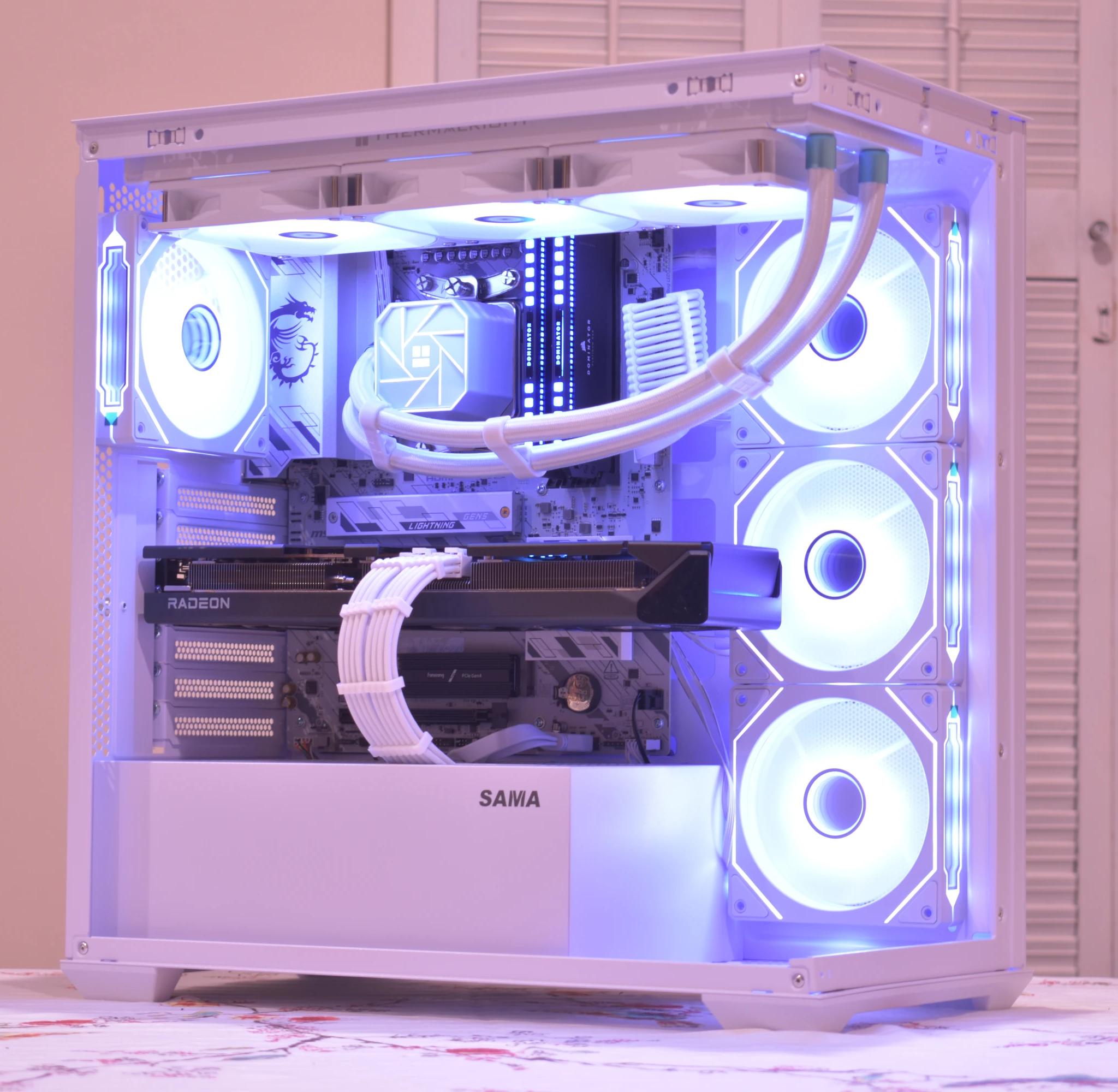 🚀Performance Gamer🚀 Ryzen 7 7800X3D | AMD RX 9070 16GB | 32GB DDR5 | 1TB nVME SSD | White RGB+Wifi